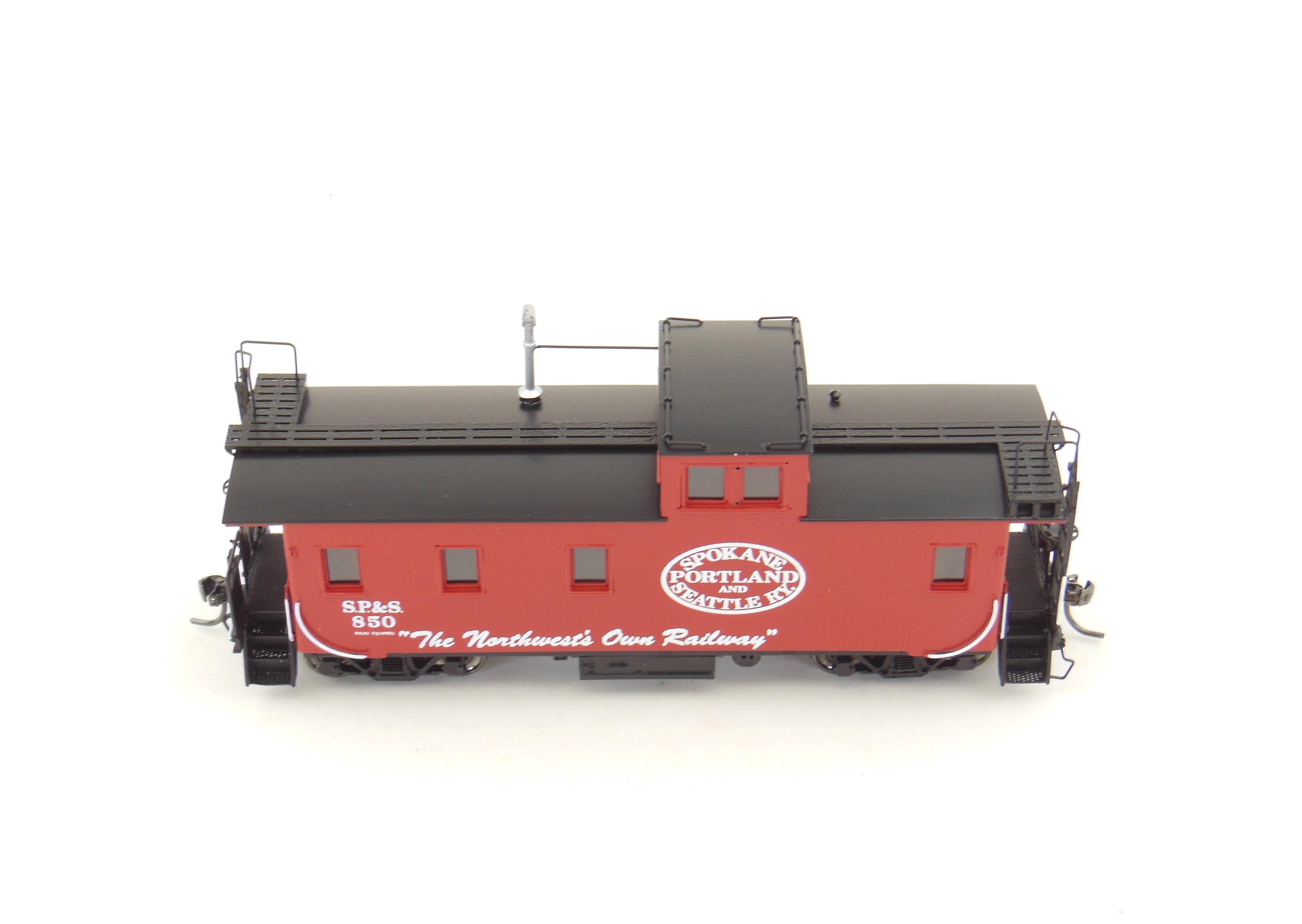 HO Brass OMI SP&S 30' Wood Caboose FP #850 by Overland Models, Inc.