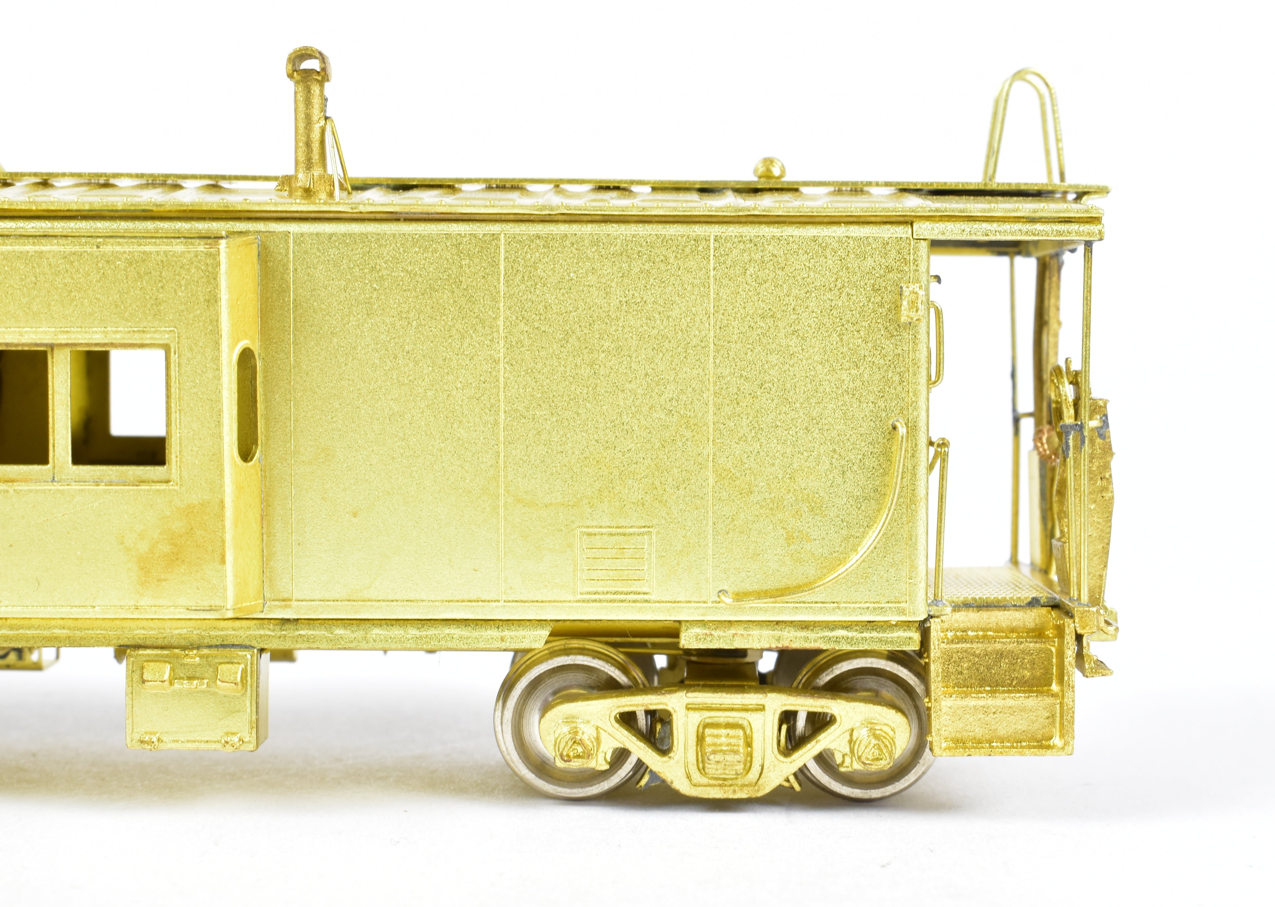 HO Scale Brass Conventional Bay Window Caboose - OMI (Overland Models, Inc.) Union Pacific CA - 13 Caboose with Roof Walk for Model Trains