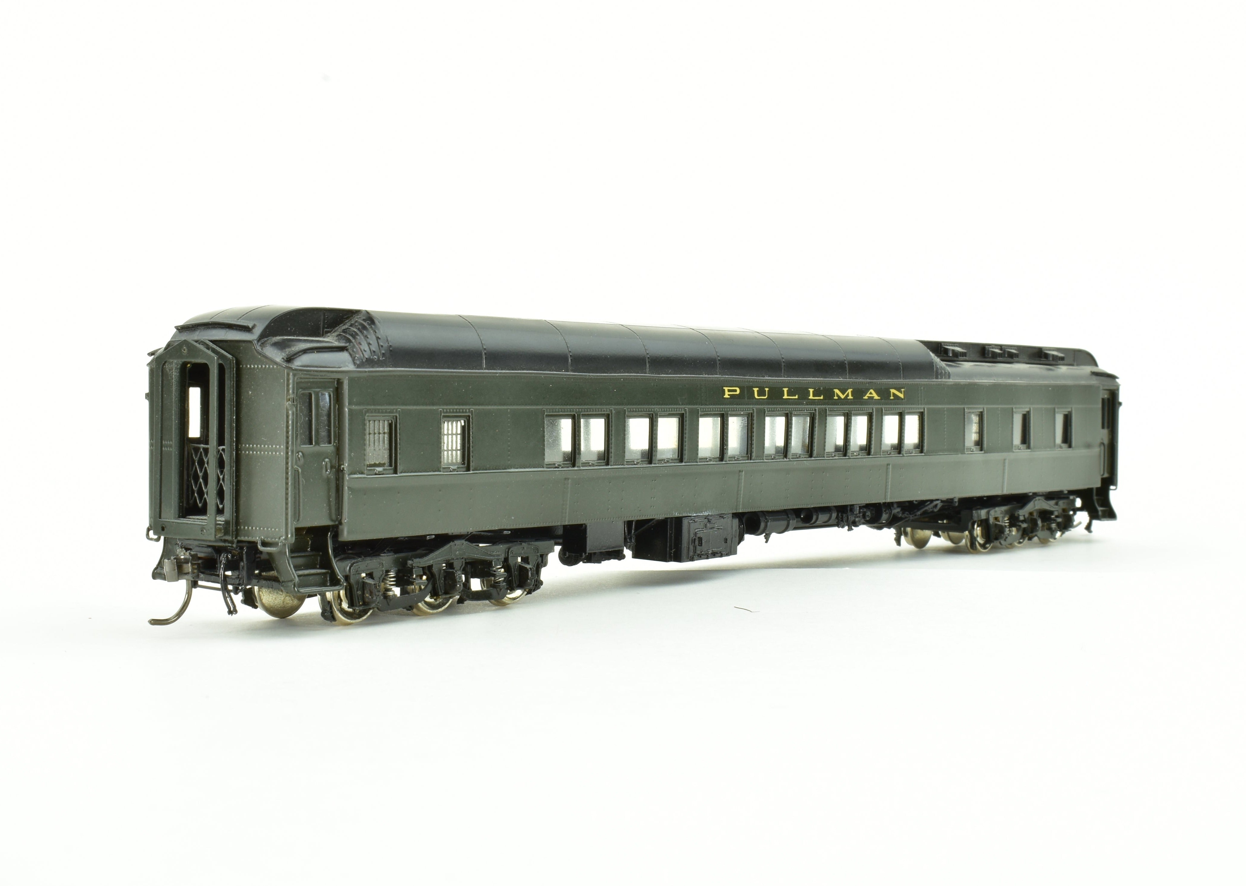 High - Quality HO Scale Brass Precision Scale Co. Pullman 80 - Foot Sleeper 14 - Section Tourist Car Model Plan 3958A with Ice and Air FP