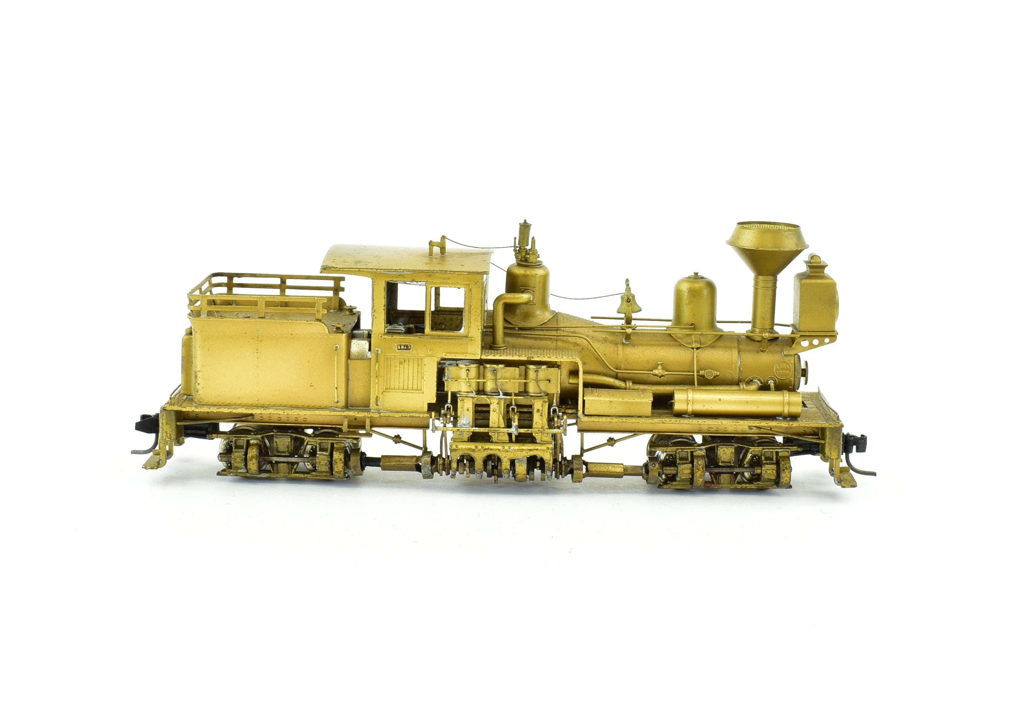 HOn3 Scale Brass PFM - United Benson Logging Co. 2 - Truck 25 - Ton Shay Geared Model Locomotive for Model Train Enthusiasts
