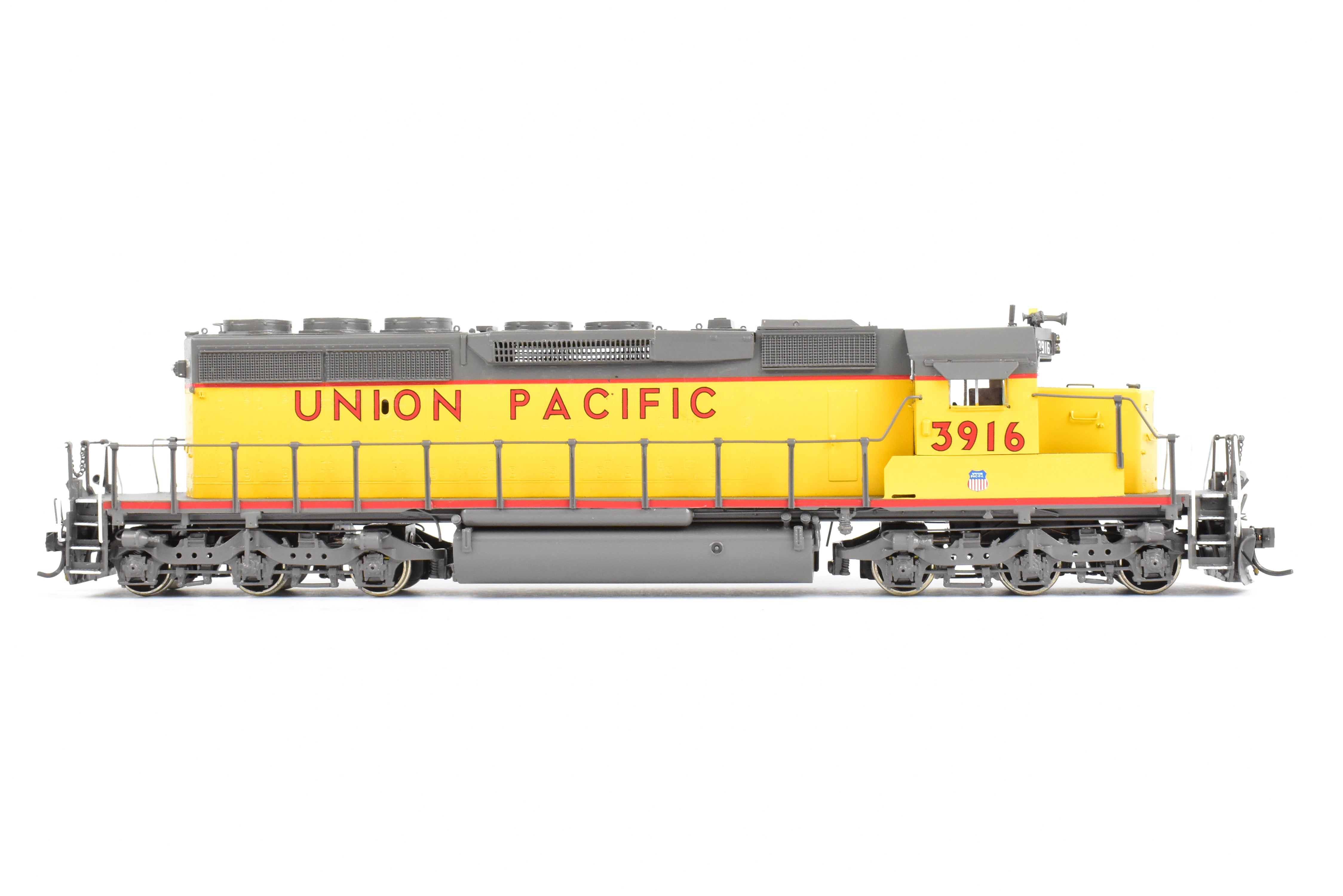HO Scale Brass Model Train - Overland Models Inc. (OMI) Union Pacific EMD SD40 - 2C FP Locomotive, Road Number 3916, Formerly Missouri Pacific
