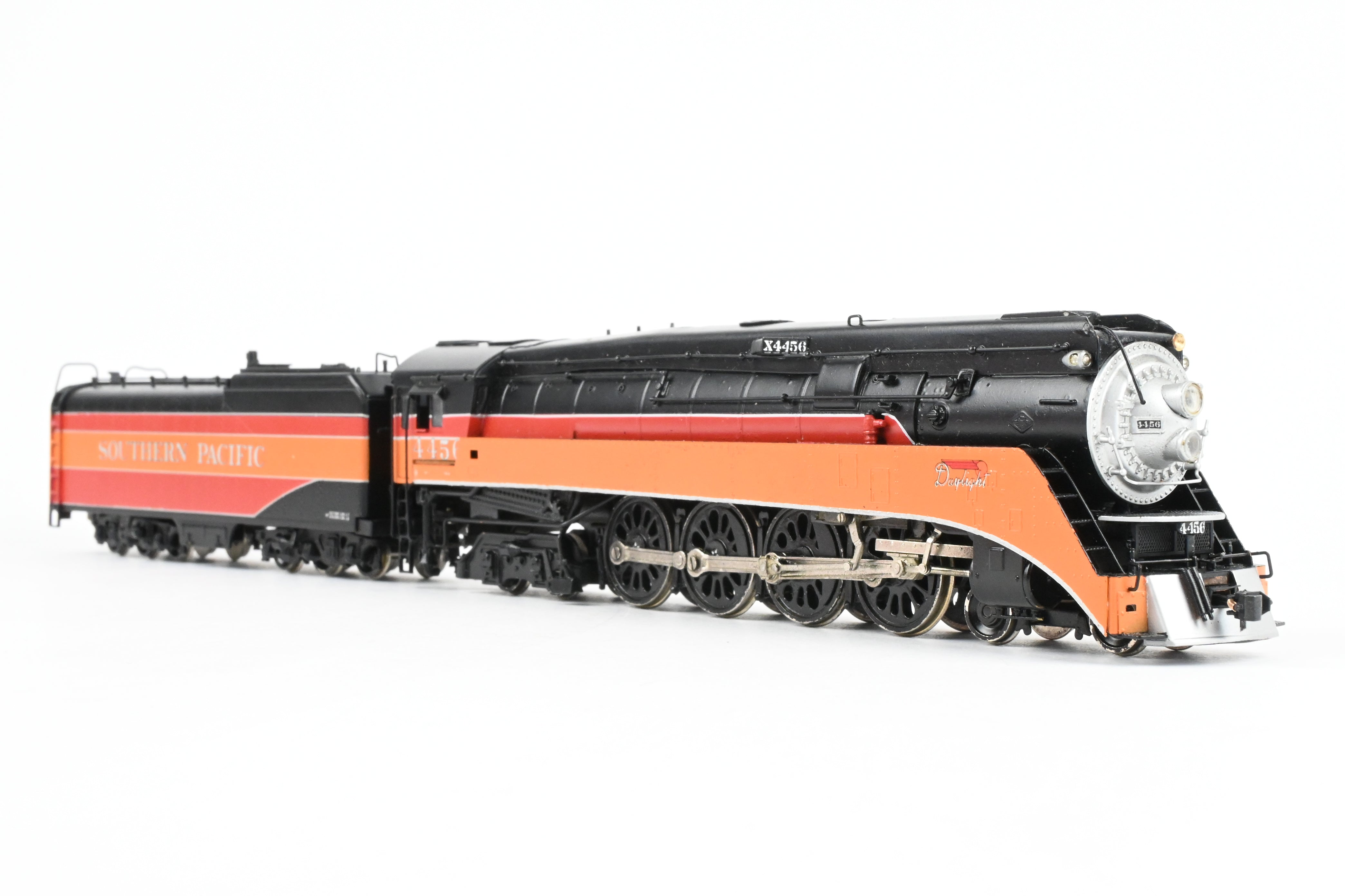HO Scale Brass Model Train by Westside Model Co., Representing Southern Pacific Class GS - 4 4 - 8 - 4 Locomotive, Factory Painted in Daylight Scheme with #4456, Equipped with Tsunami2 DCC and Sound System