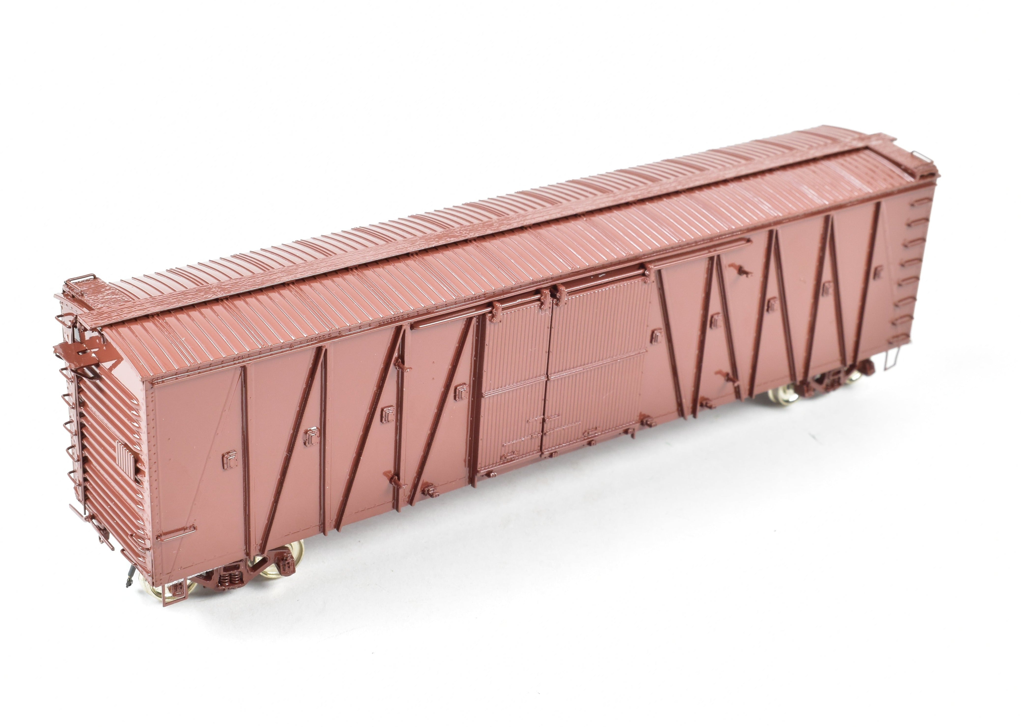 HO Scale Brass Model Auto Boxcar - OMI (Overland Models, Inc.) Union Pacific A-50-4 50-Foot Auto Boxcar from 1919 to 1960s