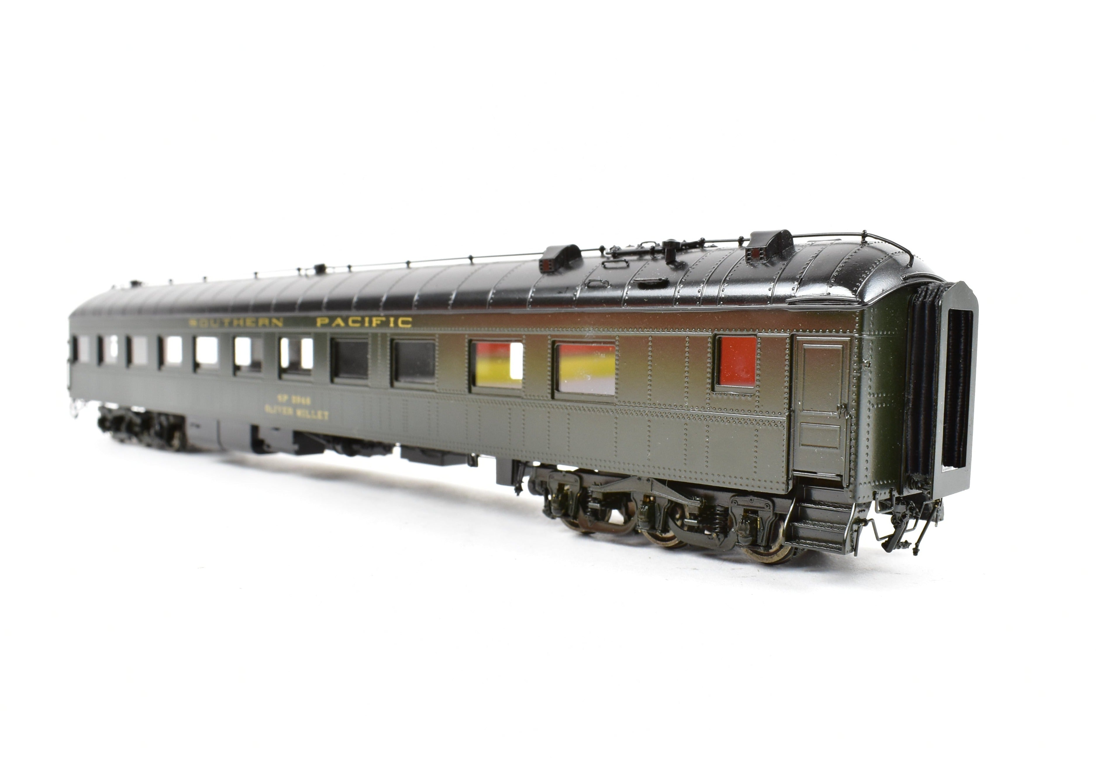 HO Scale Brass Precision Scale Co. Model - Southern Pacific Harriman 77' Lounge Oliver Millet FP Model Train Car