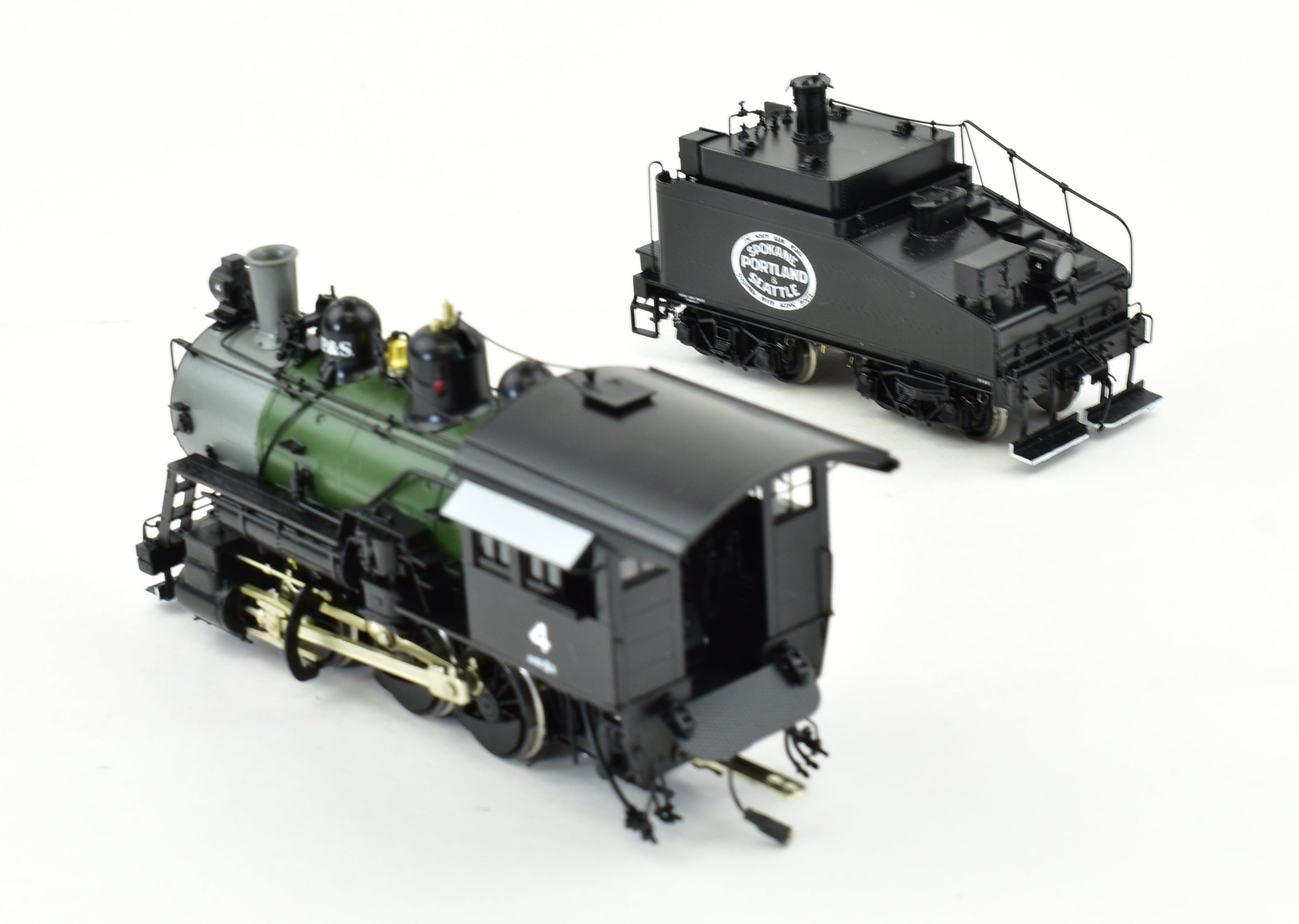 HO Brass Model by W&R Enterprises: Spokane, Portland & Seattle Railway A-1 0-6-0 #4 FP
