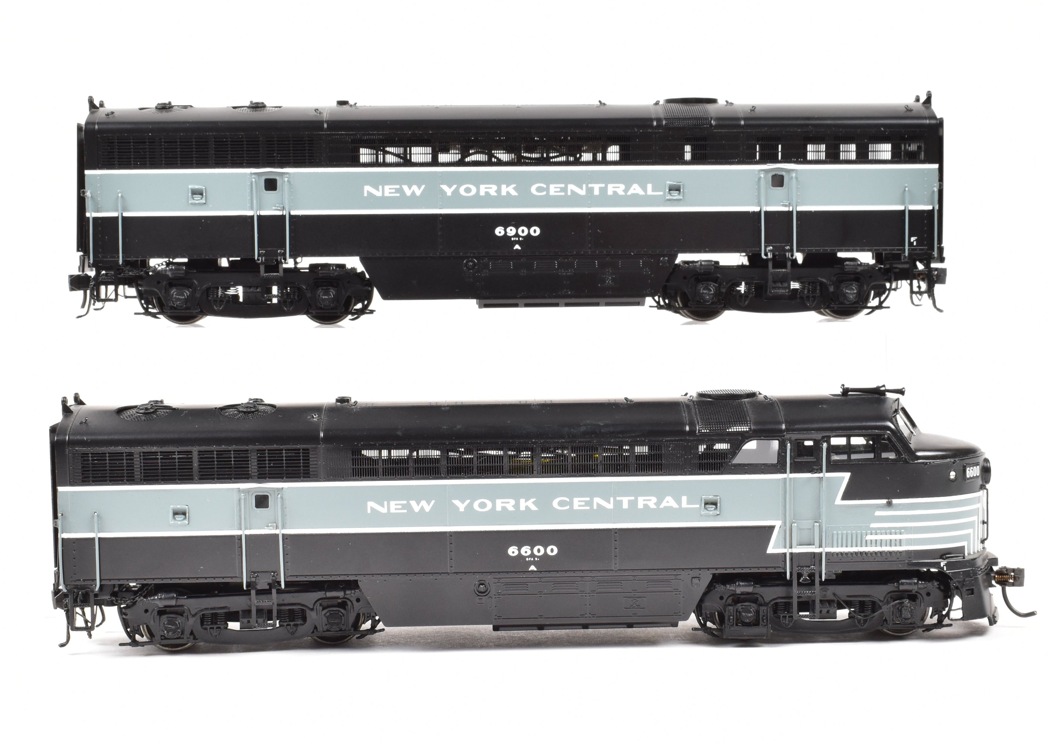 HO Scale Brass Locomotive Models - Overland Models Inc. New York Central Fairbanks Morse CFA 16 - 4/CFB 16 - 4 C - Liners, Factory Painted with Road Numbers 6600/6900