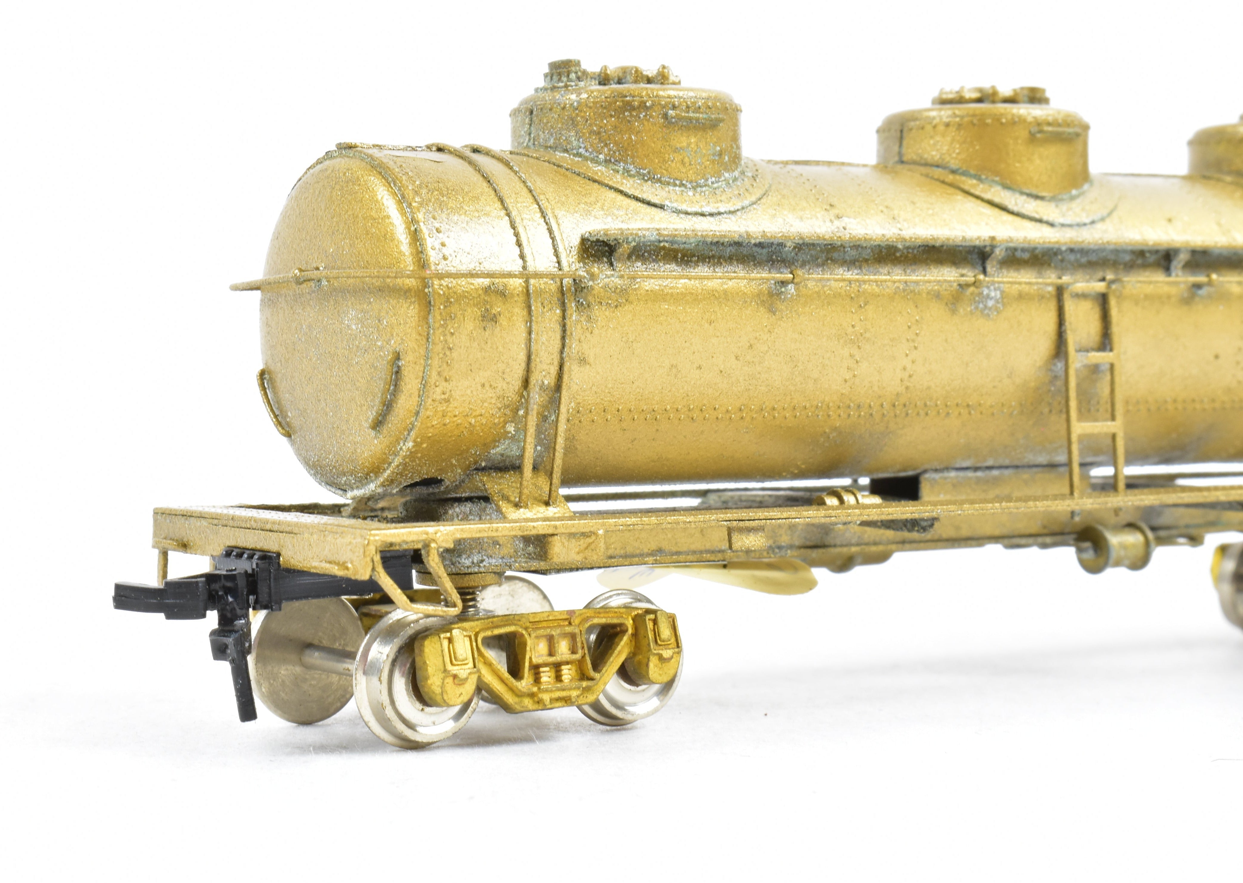 HO Scale Brass Gem Models 42-Foot 3-Dome Tank Car for Model Railroads - Various Road Versions