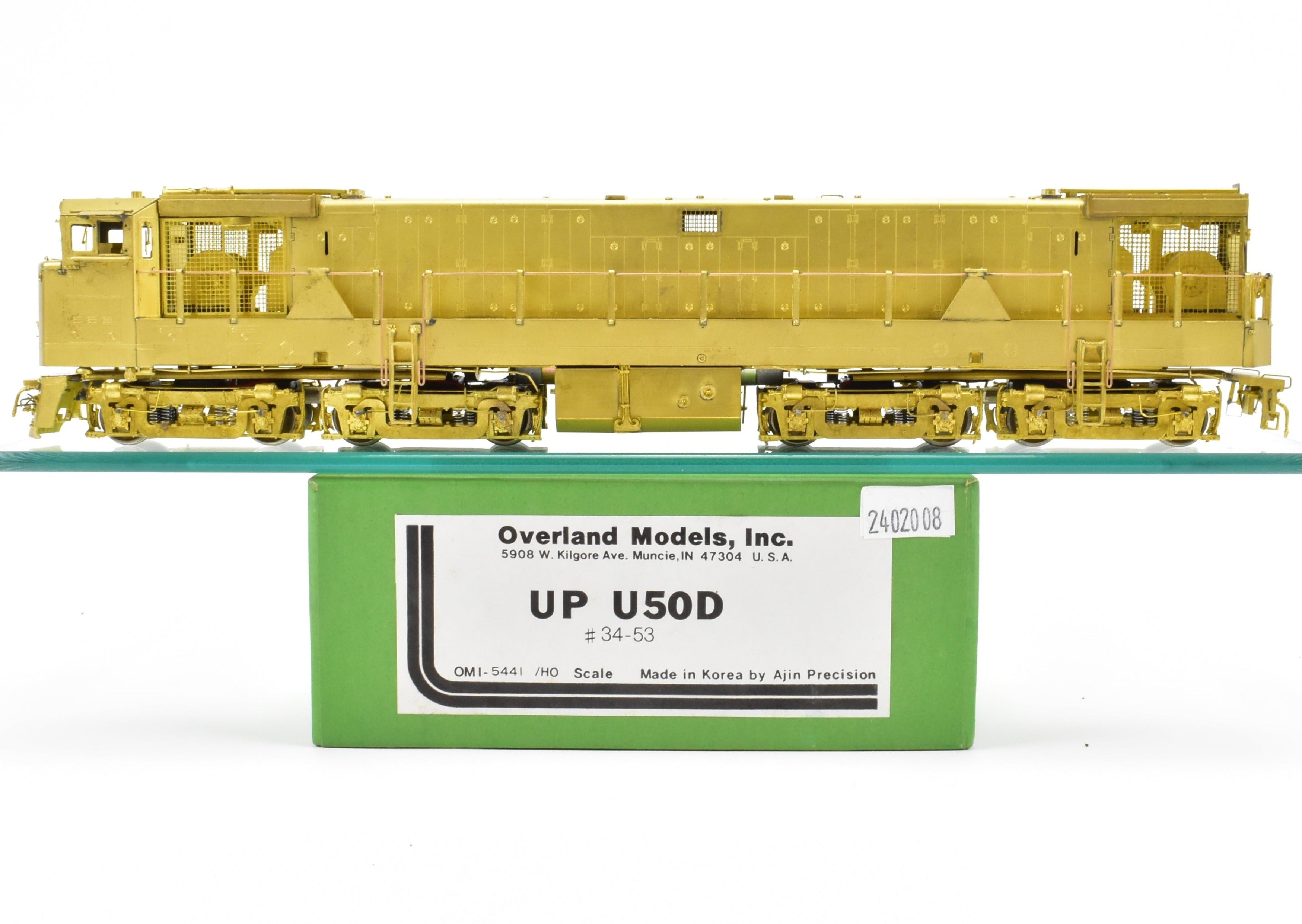 HO Scale Brass Locomotive - Overland Models, Inc. Union Pacific GE U - 50 by OMI