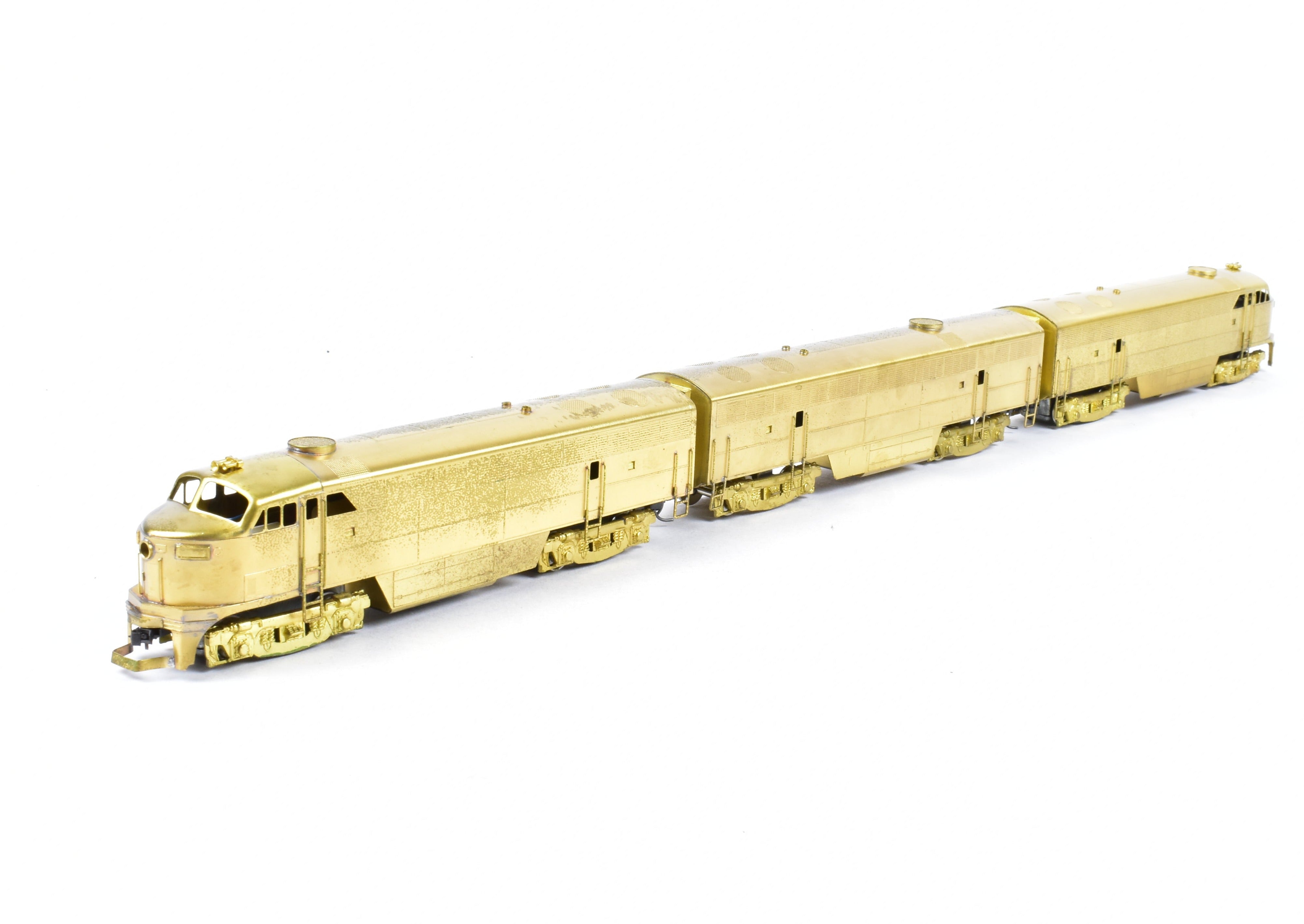 HO Scale Brass Red Ball Model Train Set - Various Roads, Fairbanks Morse CFA - 16 - 4 A - B - A C - Liner 3 - Unit Set for Model Train Enthusiasts