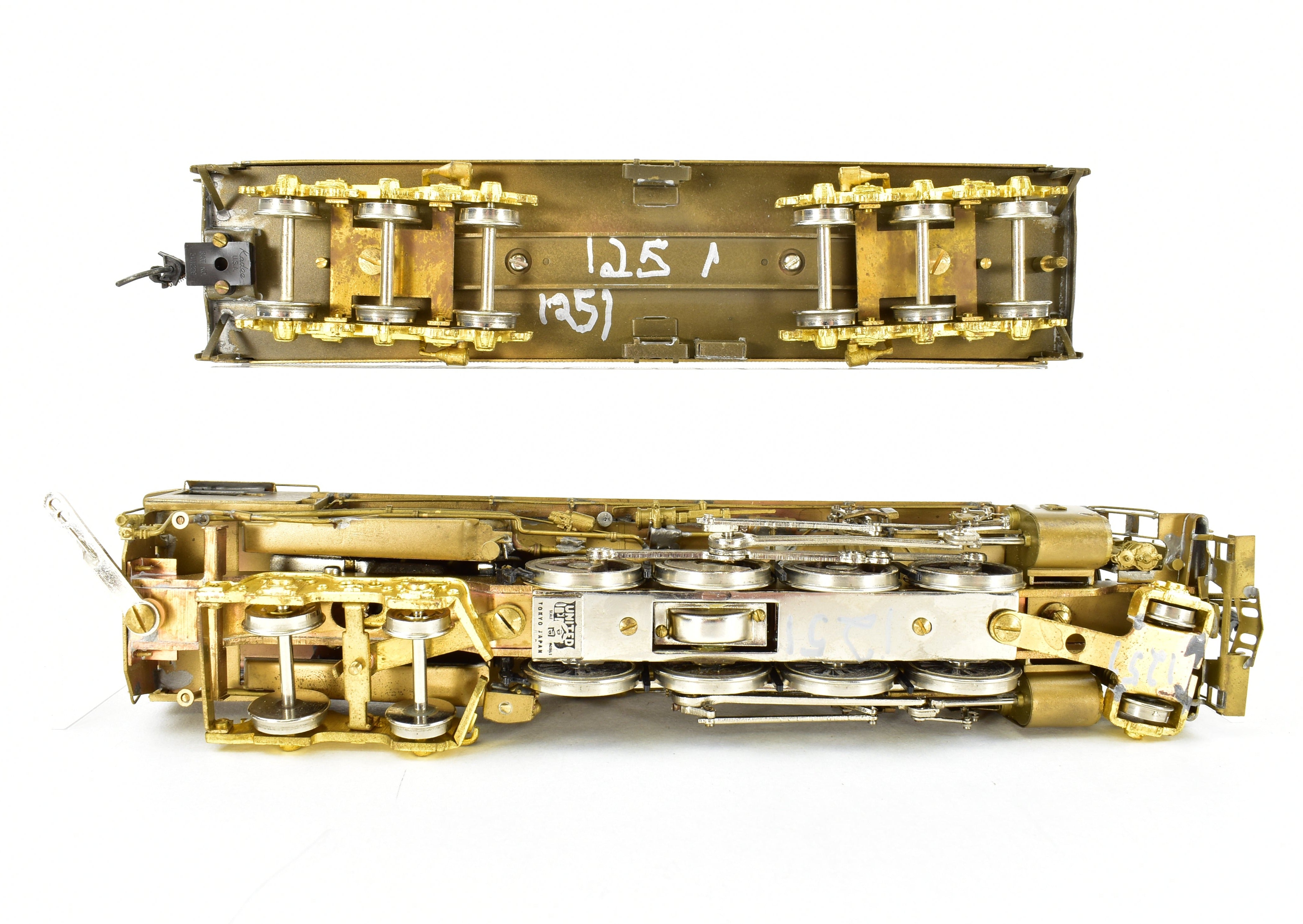 HO Scale Brass Pacific Fast Mail (PFM) Model Train - United C&O - Chesapeake & Ohio 2-8-4 Kanawha Locomotive