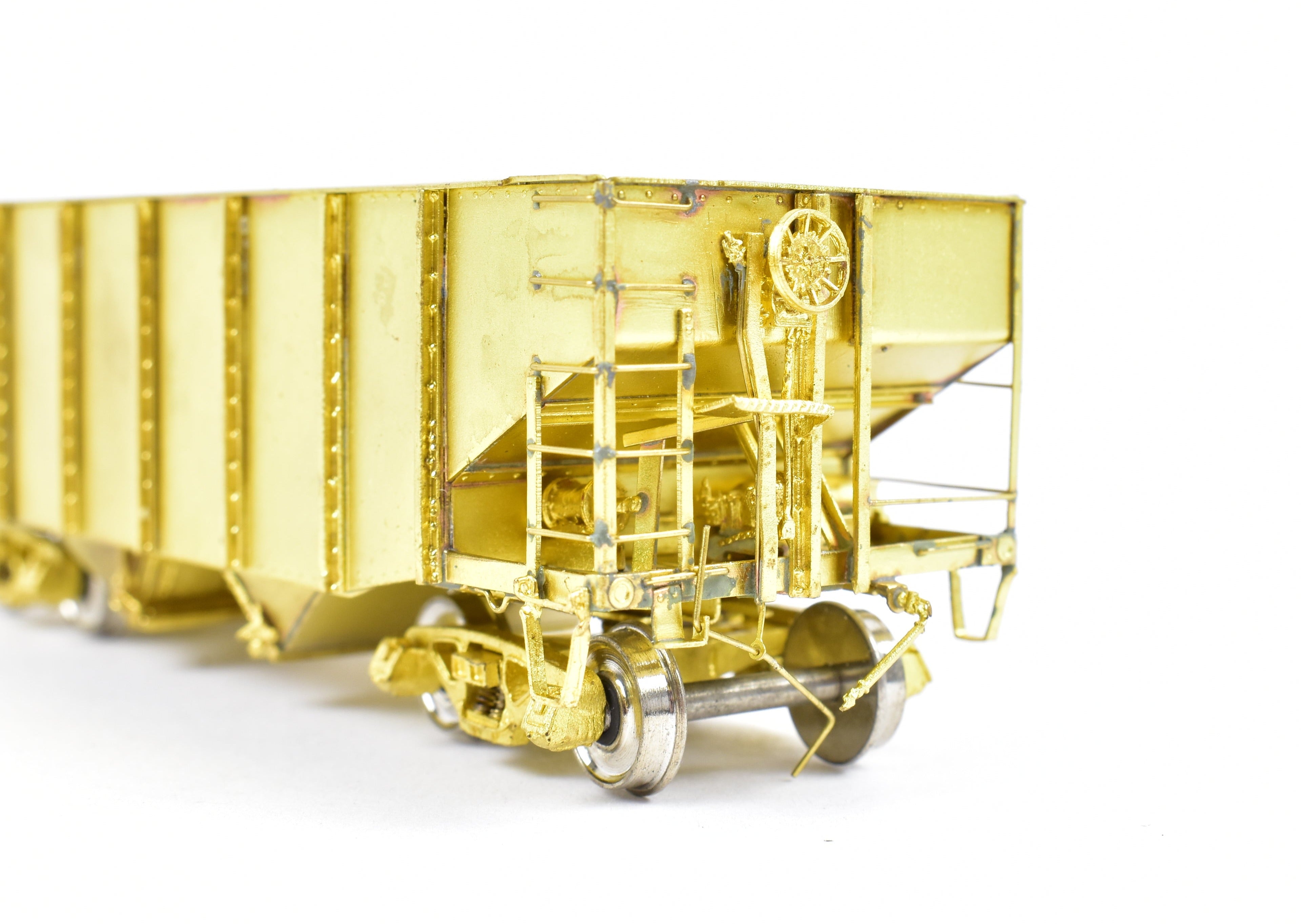 HO Brass OMI Overland Models D&H 55-Ton 2-Bay Hopper - Like New