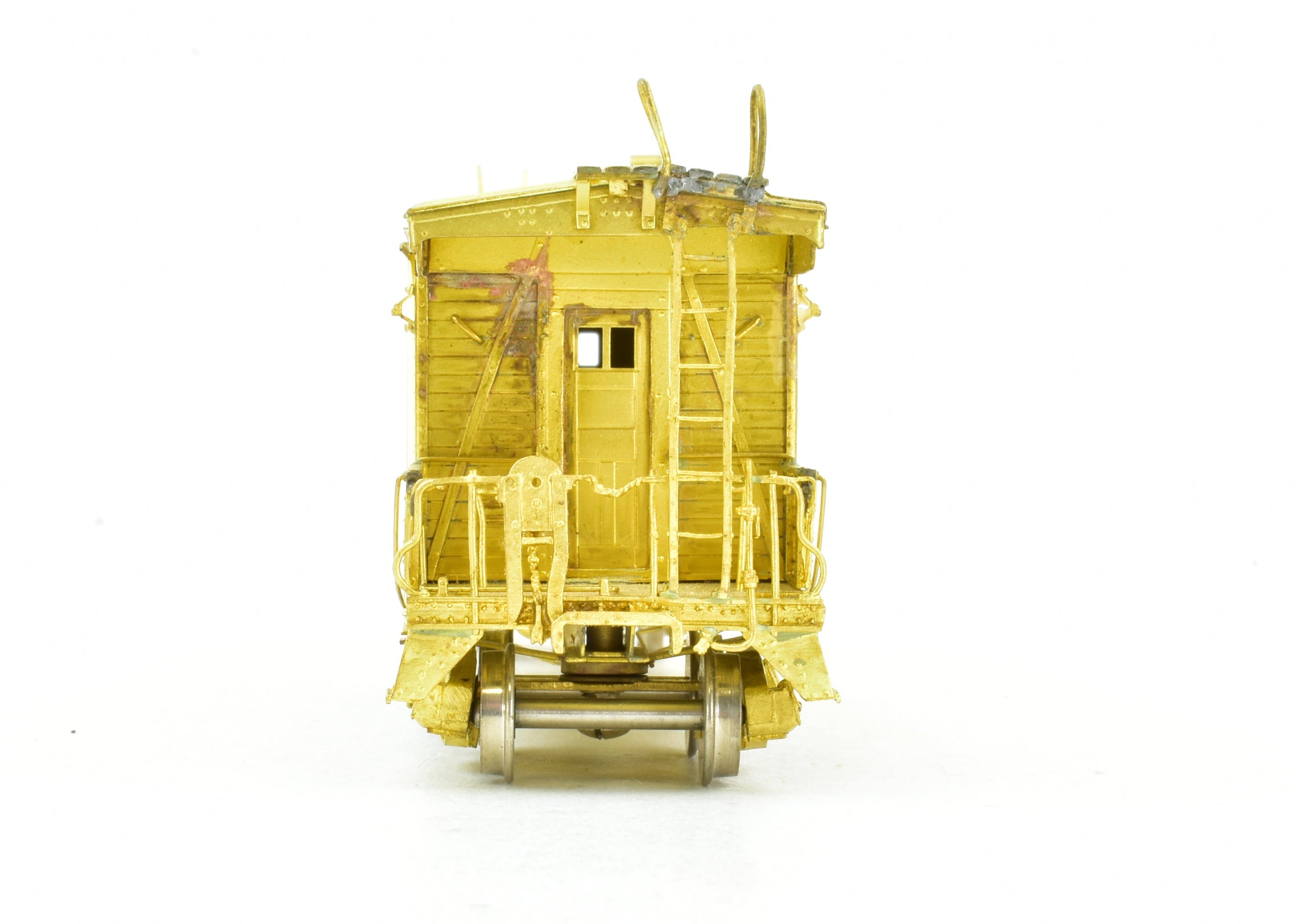 HO Scale Brass OMI - Overland Models, Inc. Illinois Central OSB Outside Braced Wood Caboose Model