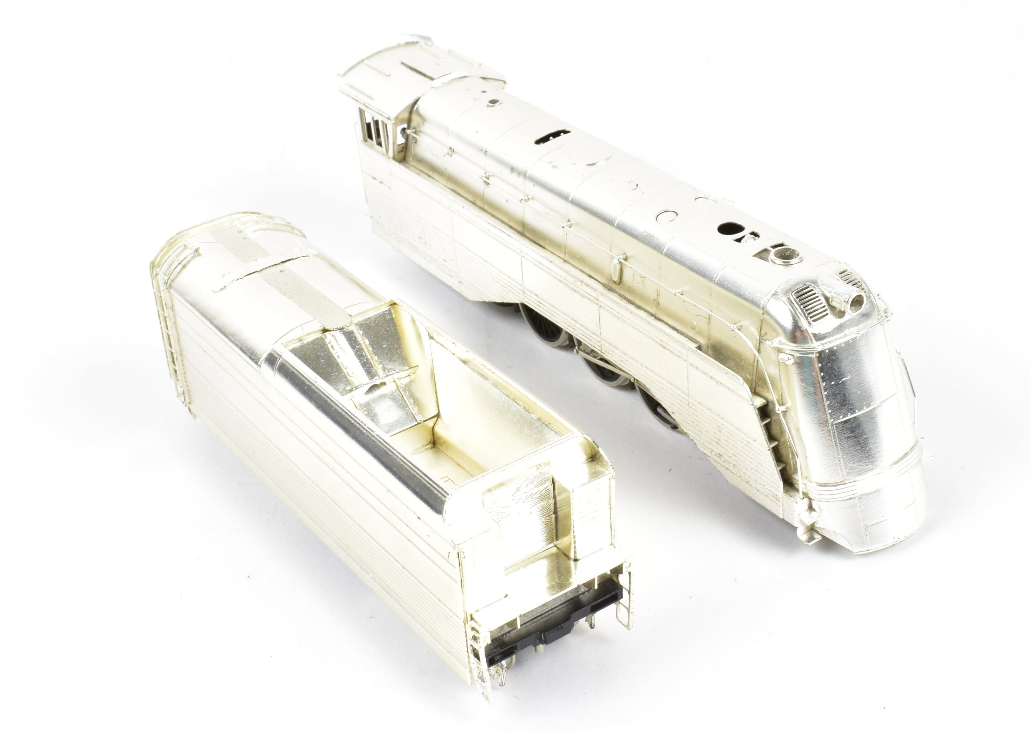 HO Brass NPP Nickel Plated CB&Q Burlington Route 4-6-4 S-4A Streamlined Hudson No. 4000