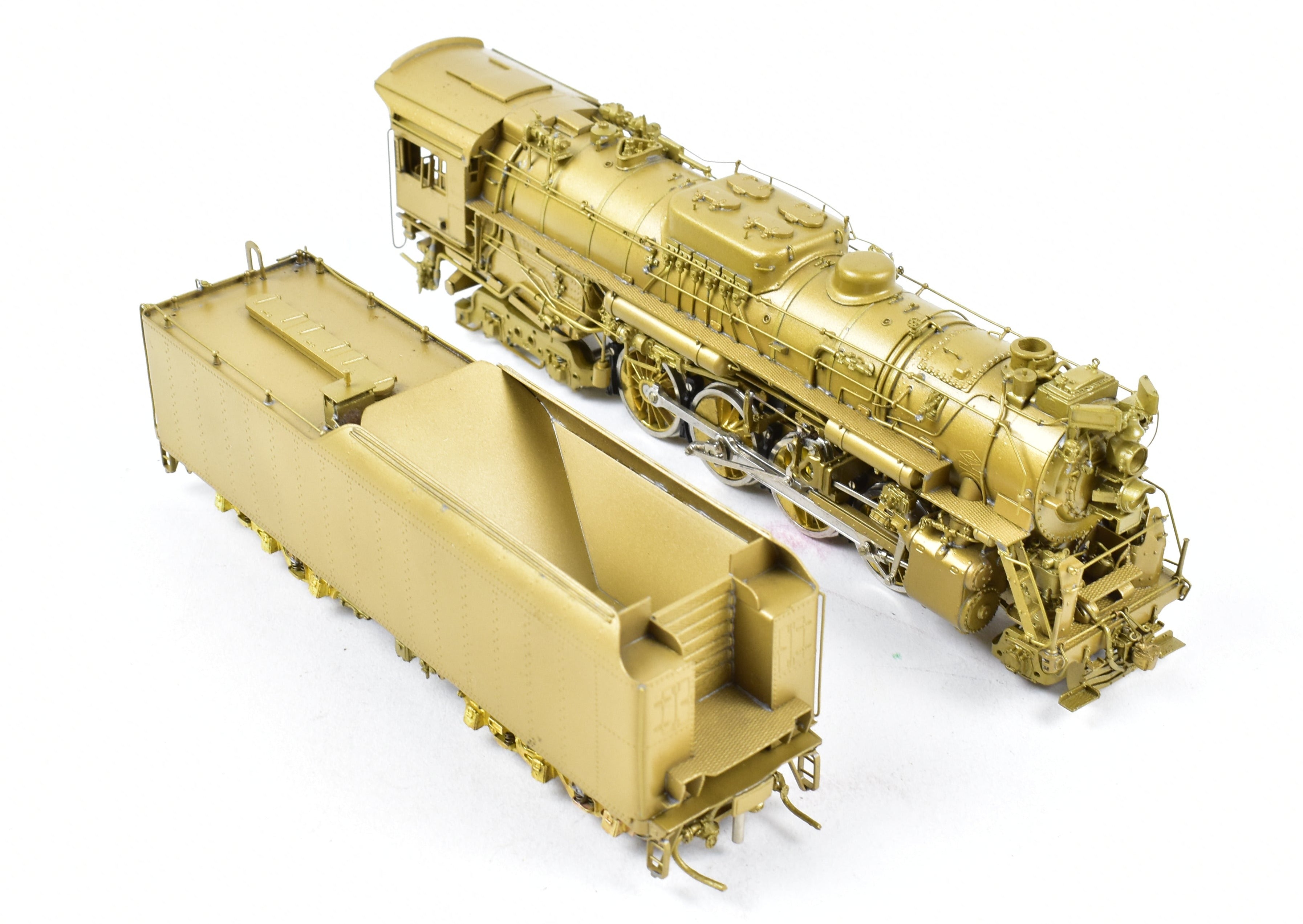 HO Scale Brass Model Train - Overland Models, Inc. NKP - Nickel Plate Road S-2 2-8-4 Berkshire Steam Locomotive Replica