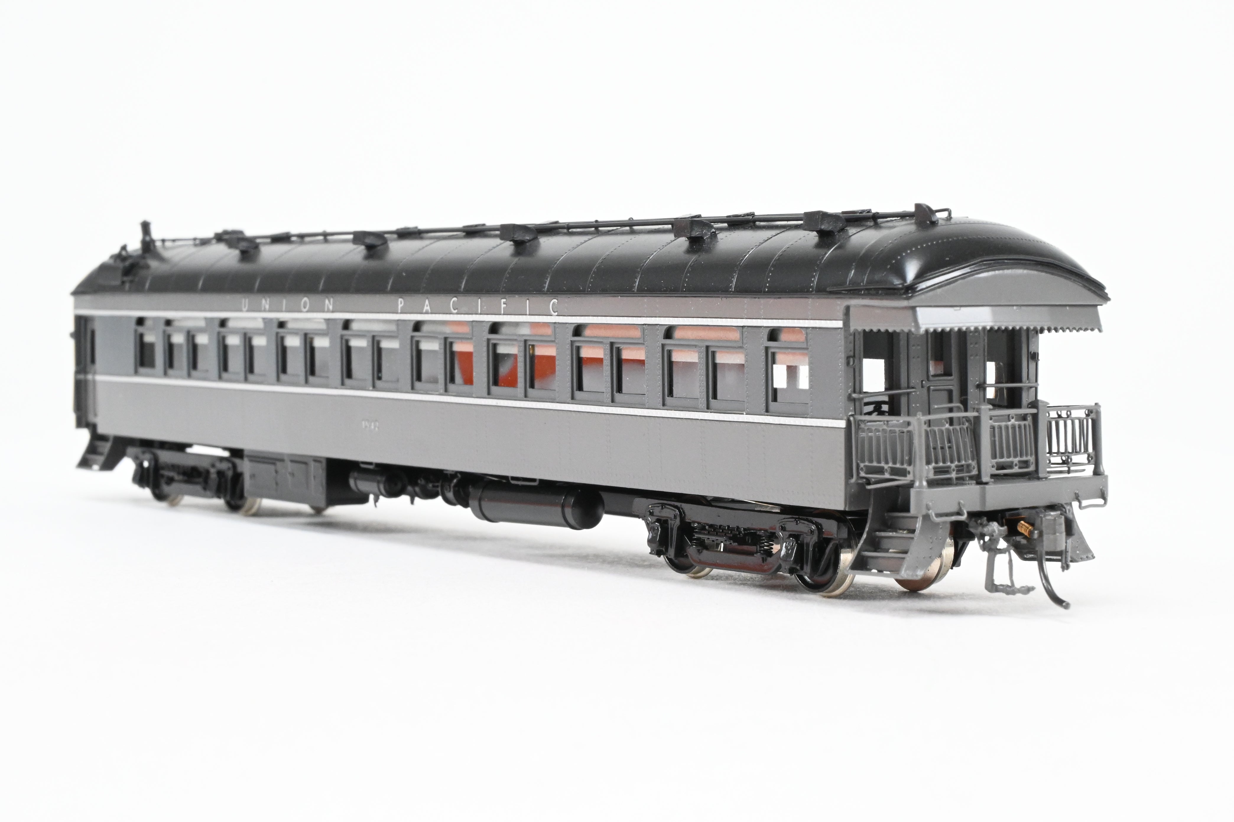 HO Scale Brass Precision Scale Co. Union Pacific Harriman Common Standard Class 60 - O - 1 Observation and Business Car Professionally Painted with Number 1542