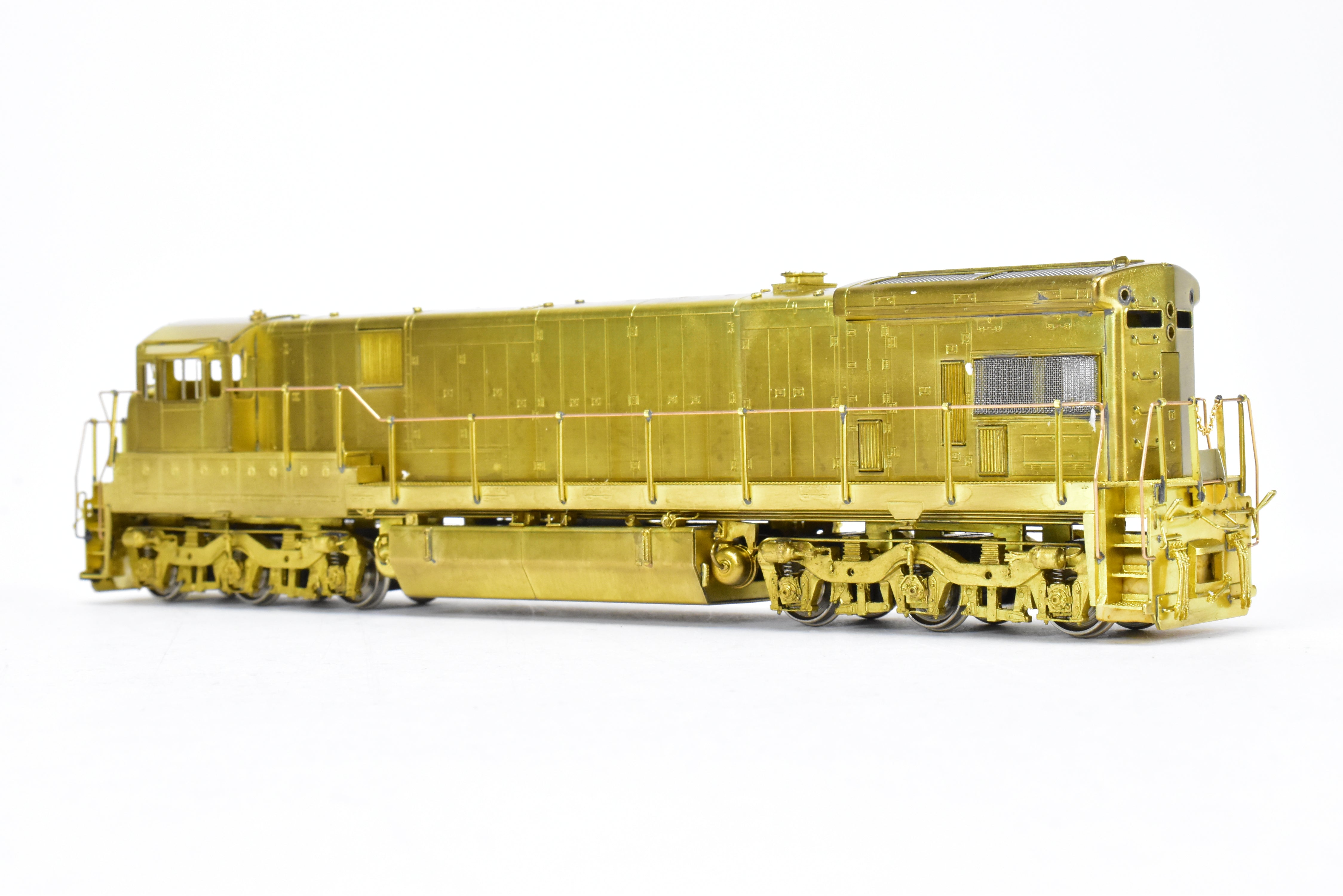 HO Scale Brass Model Train - Overland Models Inc. GE C30 - 7 4 - Window Cab Locomotive without Anti - Climber for Various Railroads