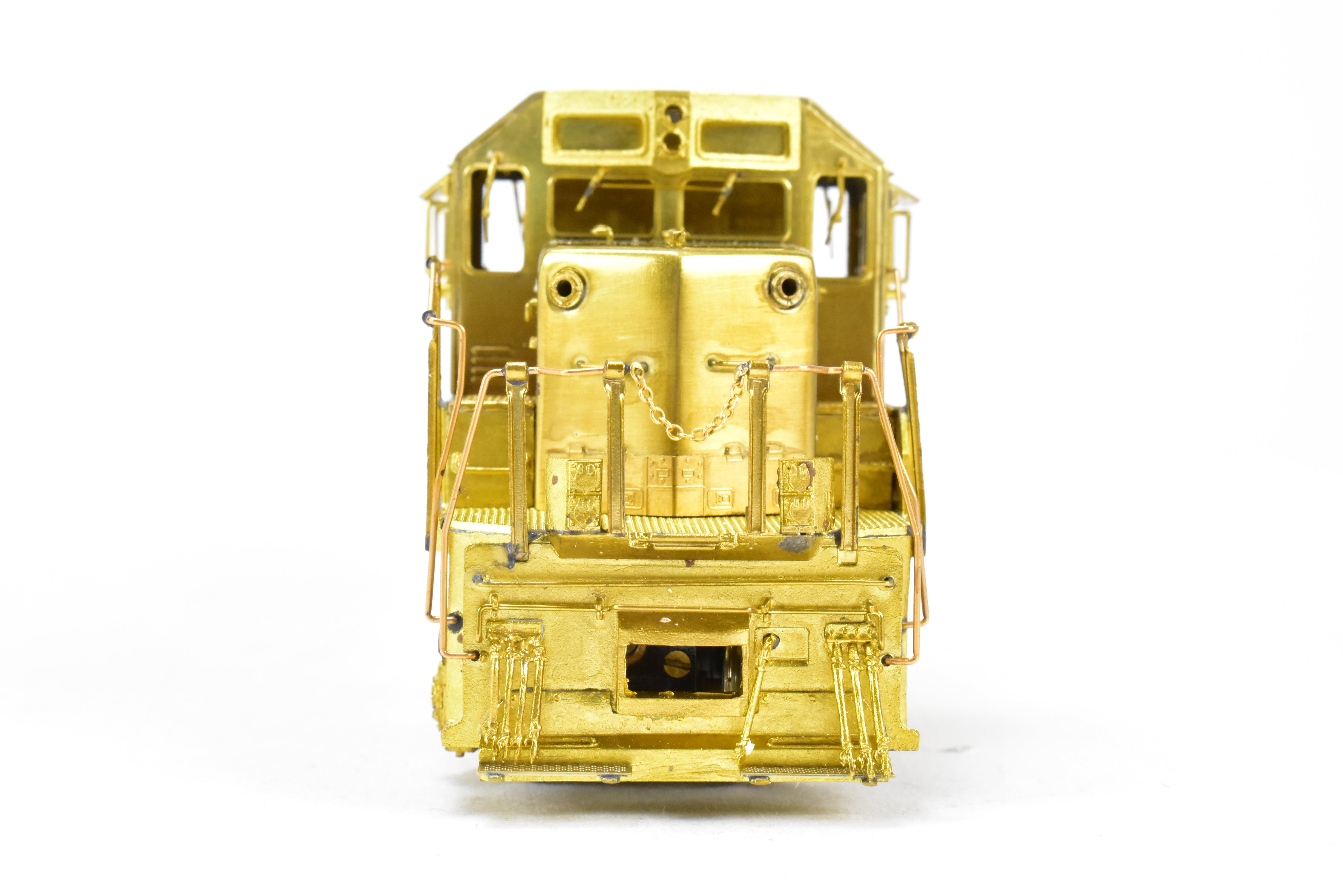 HO Scale Brass Model Train Locomotive - Overland Models Inc. EMD SD40 Low Hood with Dynamic Brakes and Low Mounted Brake Cylinders for Various Railroads