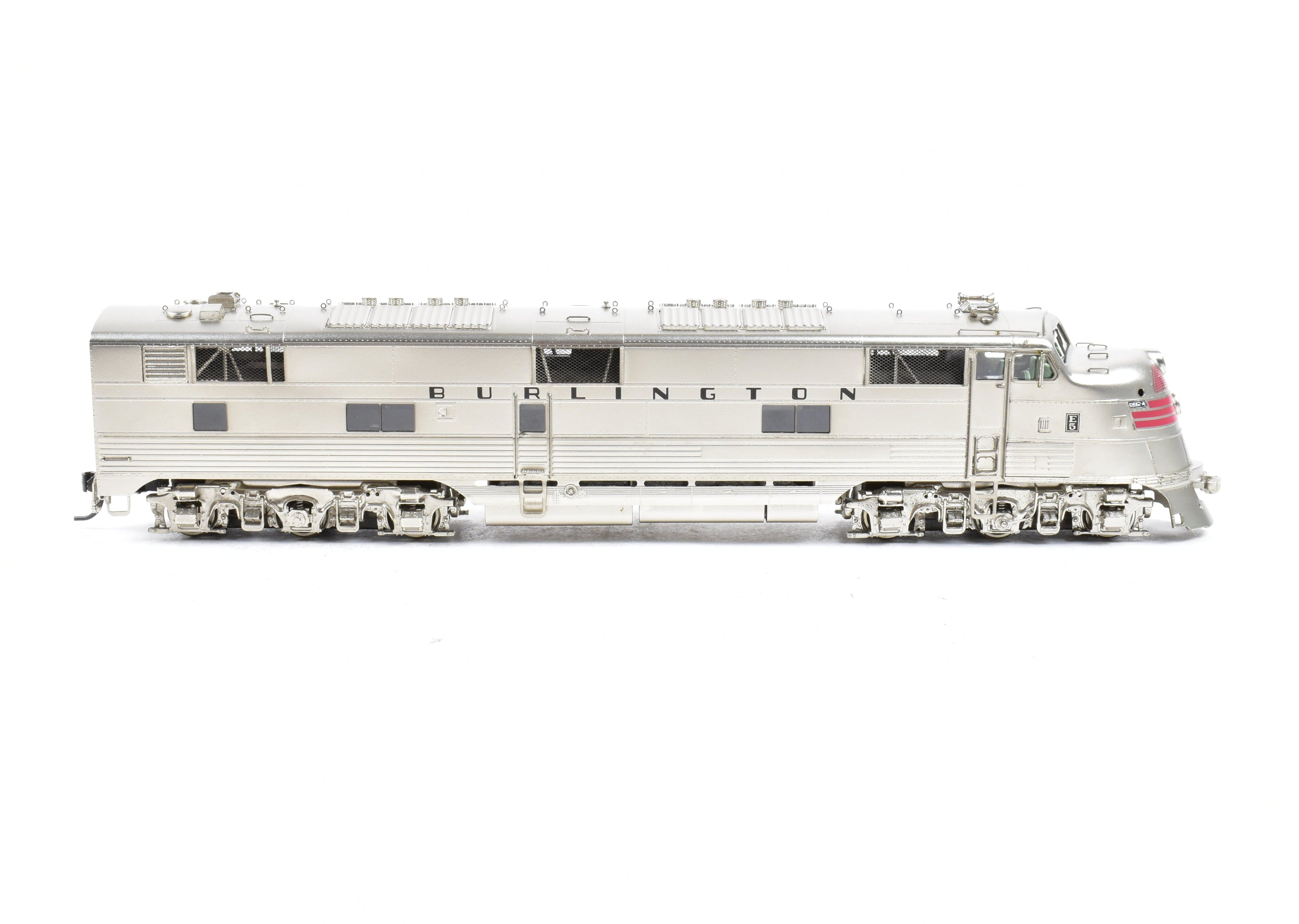 HO Scale Brass Locomotive Set - Challenger Imports CB&Q - Burlington Route EMD E5 PH - II A/B Set FP 9912A with 1960's Design Scheme