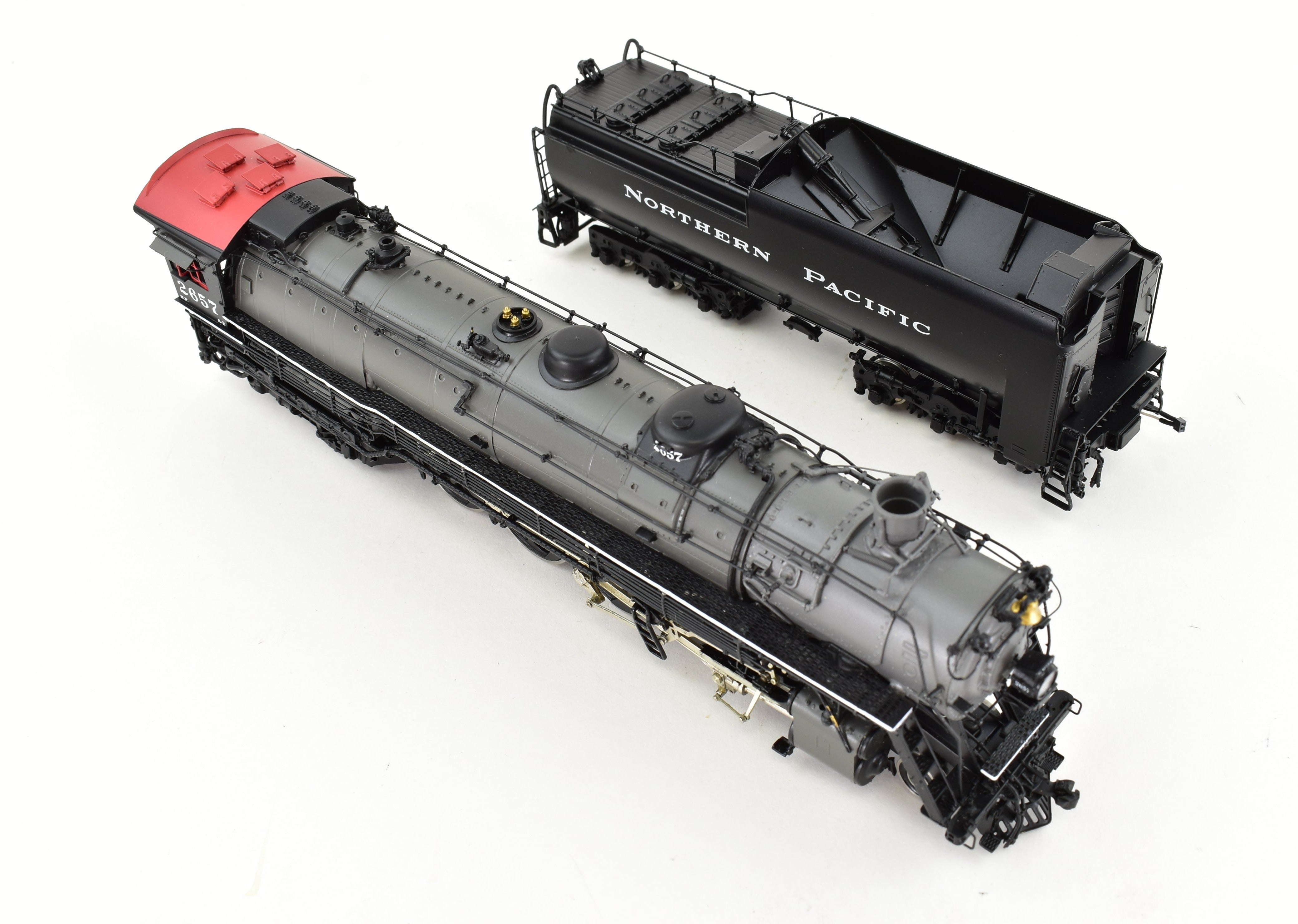 HO Scale Brass Model Train - W&R Enterprises NP Northern Pacific Class A-2 4-8-4 Limited Edition No. 3 with TCS DCC & Sound System