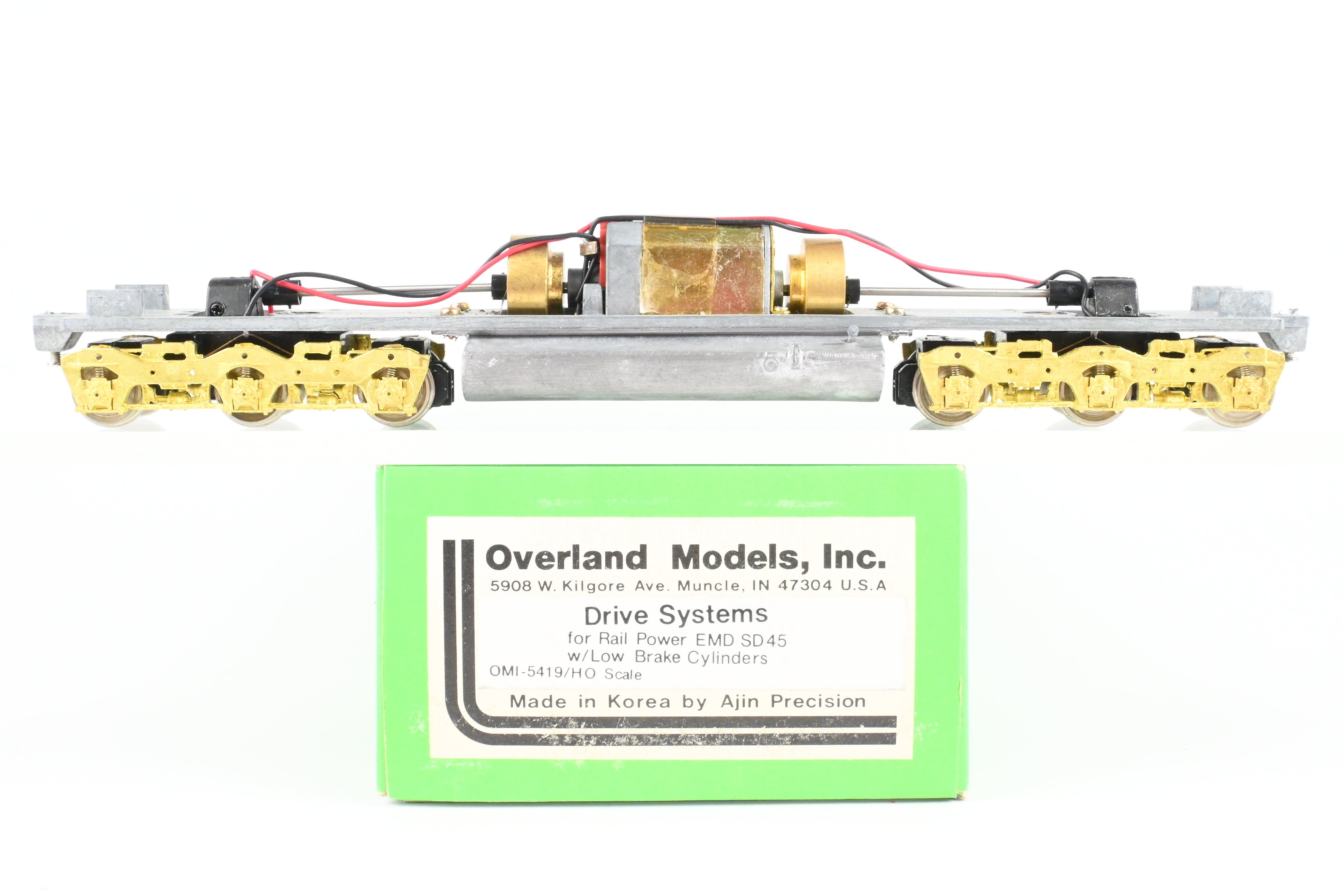 HO Brass OMI Overland Models Inc EMD SD45 Rail Power Drive Systems w/Low Brake Cylinders