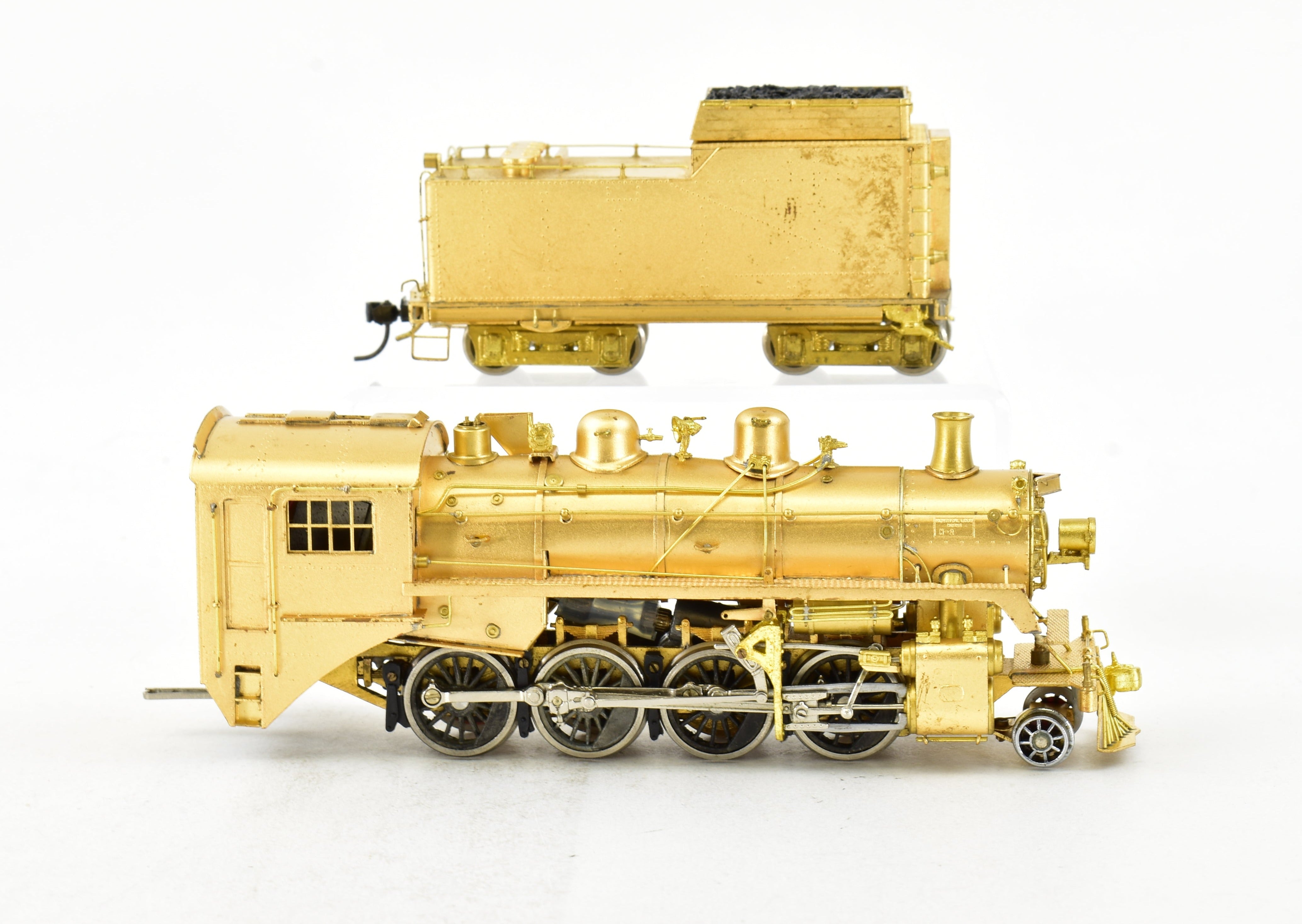 High - Quality HO Scale Brass Model Train - Van Hobbies CPR Canadian Pacific Railway 2 - 8 - 0 Locomotive Replica