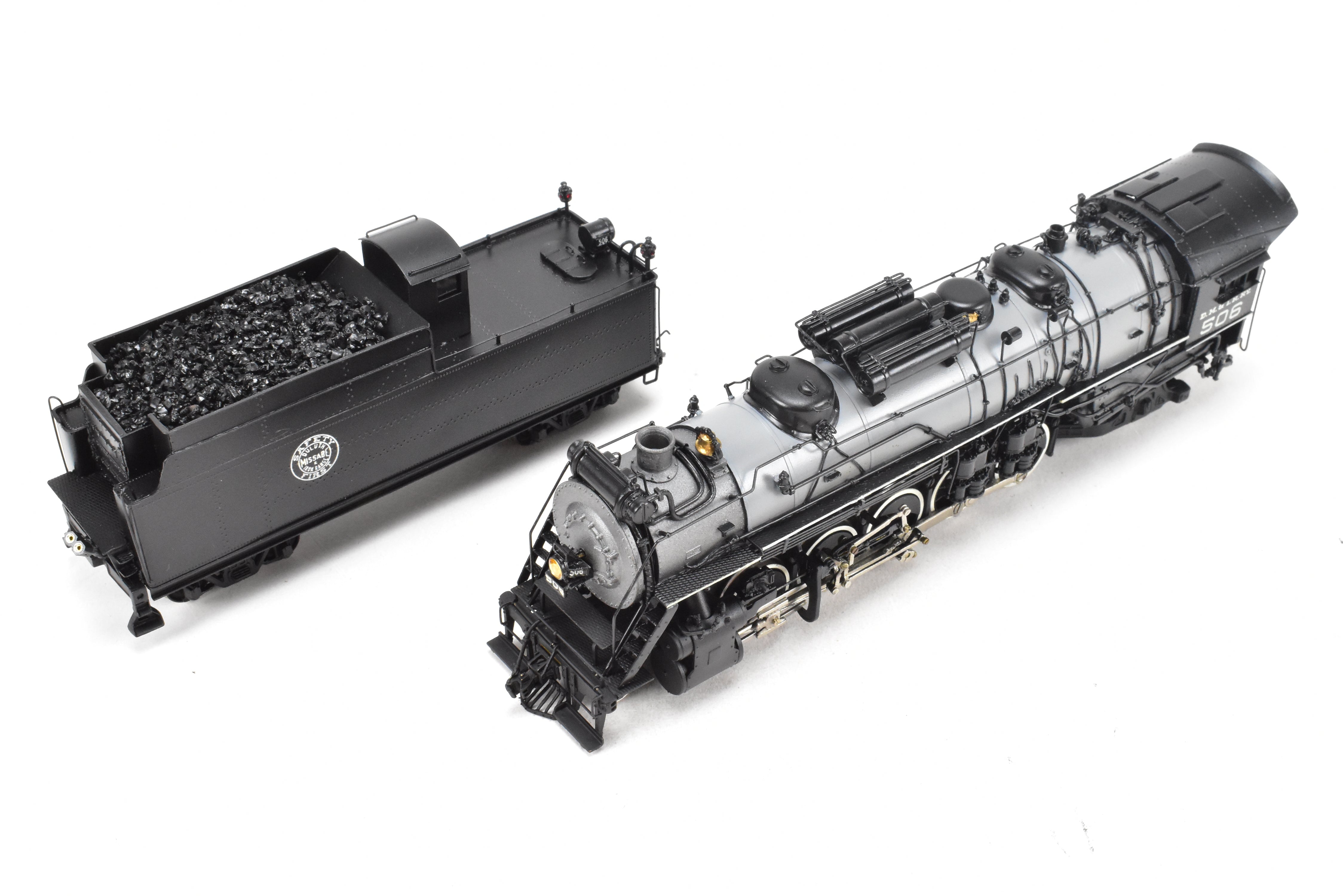 HO Scale Brass Key Imports DM&IR 2-10-2 Santa Fe Class E-1 Pro Painted Locomotive No. 506