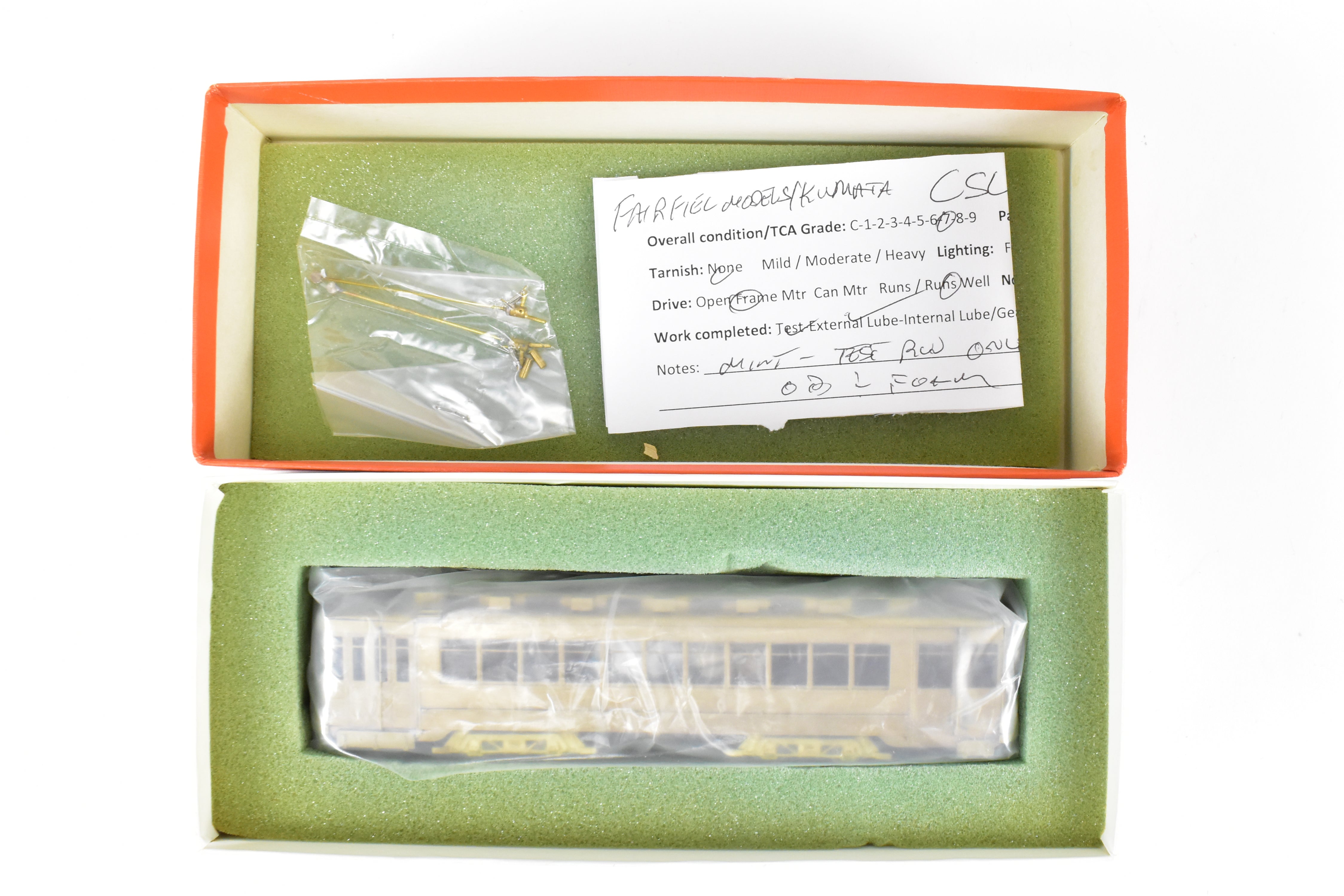 HO Scale Brass Fairfield 343 CSL Chicago Surface Lines Pullman Car in Mint Condition