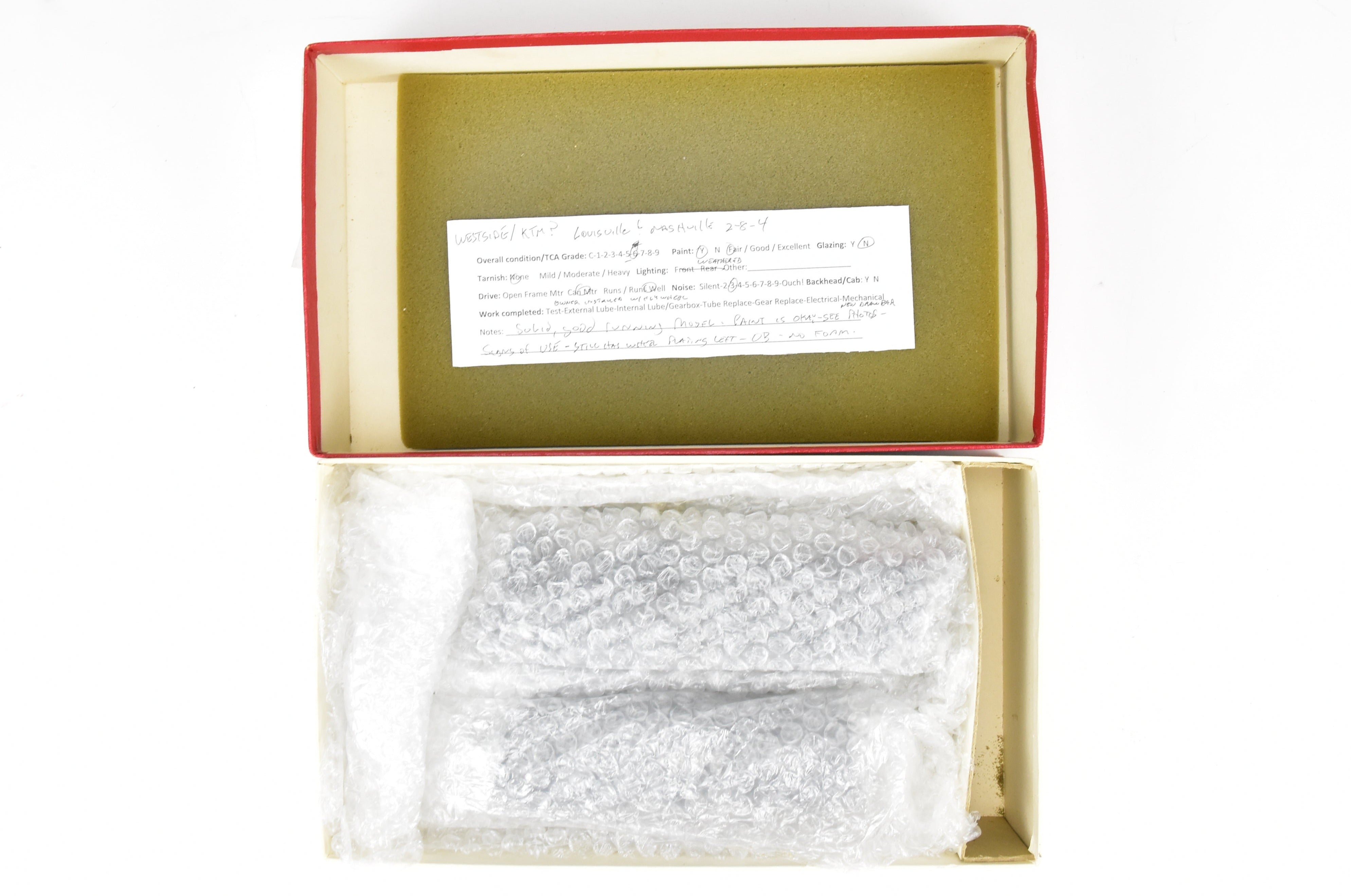 HO Scale Brass Westside Model Co. Weathered L&N 2-8-4 Berkshire CP No. 1992