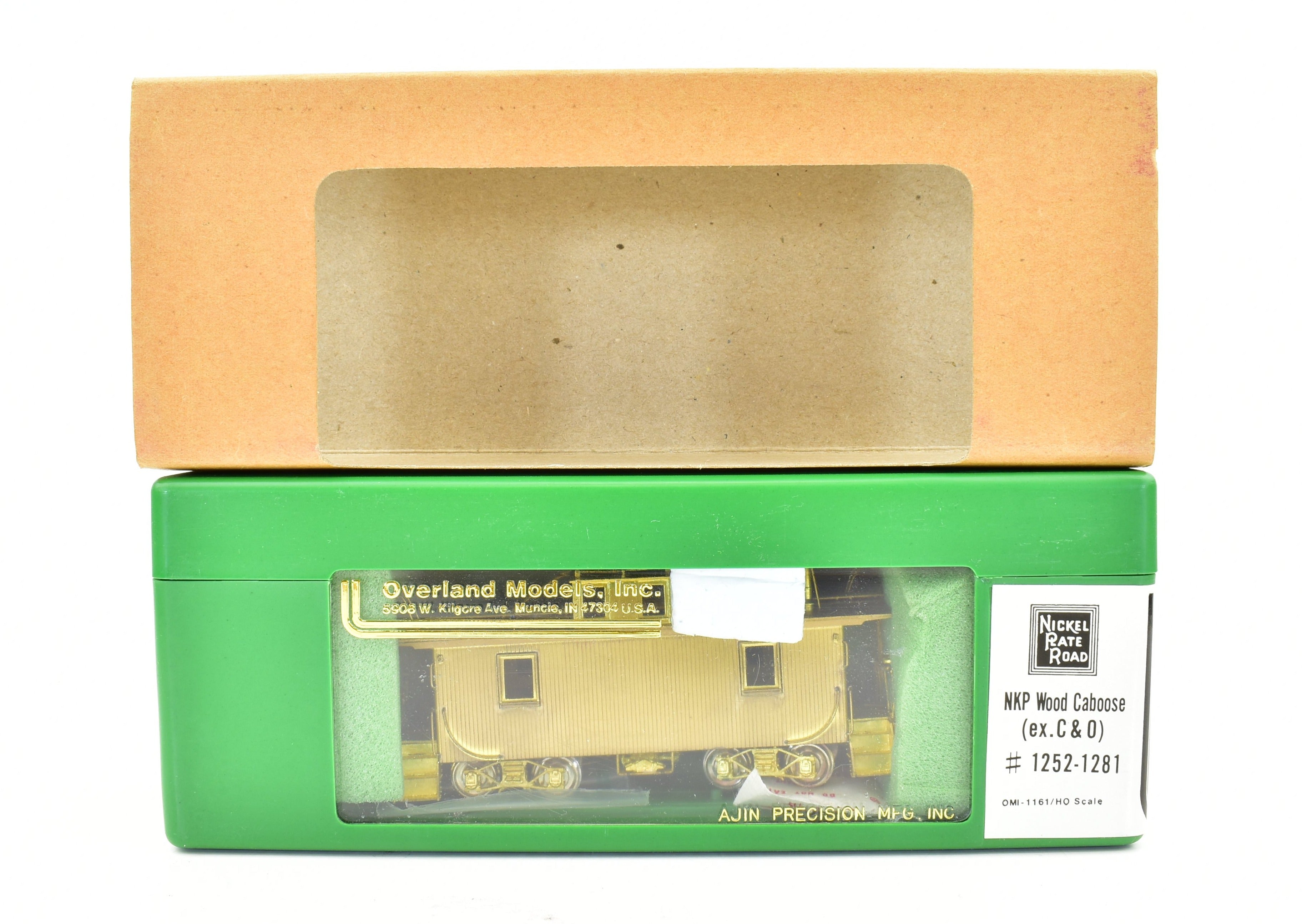HO Scale Brass OMI - Overland Models, Inc. NKP - Nickel Plate Road Former C&O Wood Caboose Model for Railroad Enthusiasts