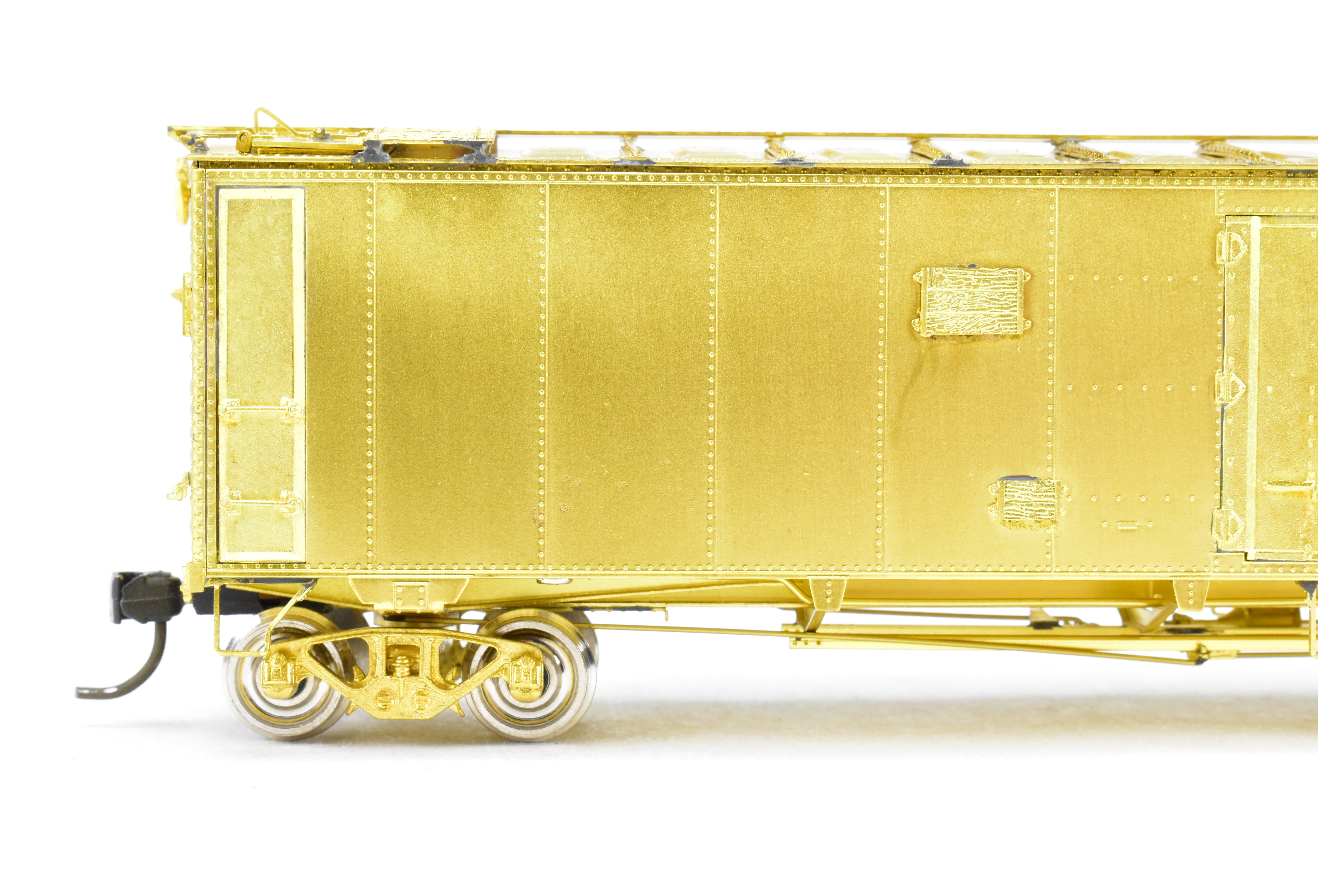 HO Brass OMI ATSF - Santa Fe SFRD 50' Ice Bunker Steel Refrigerator Car, Excellent Condition