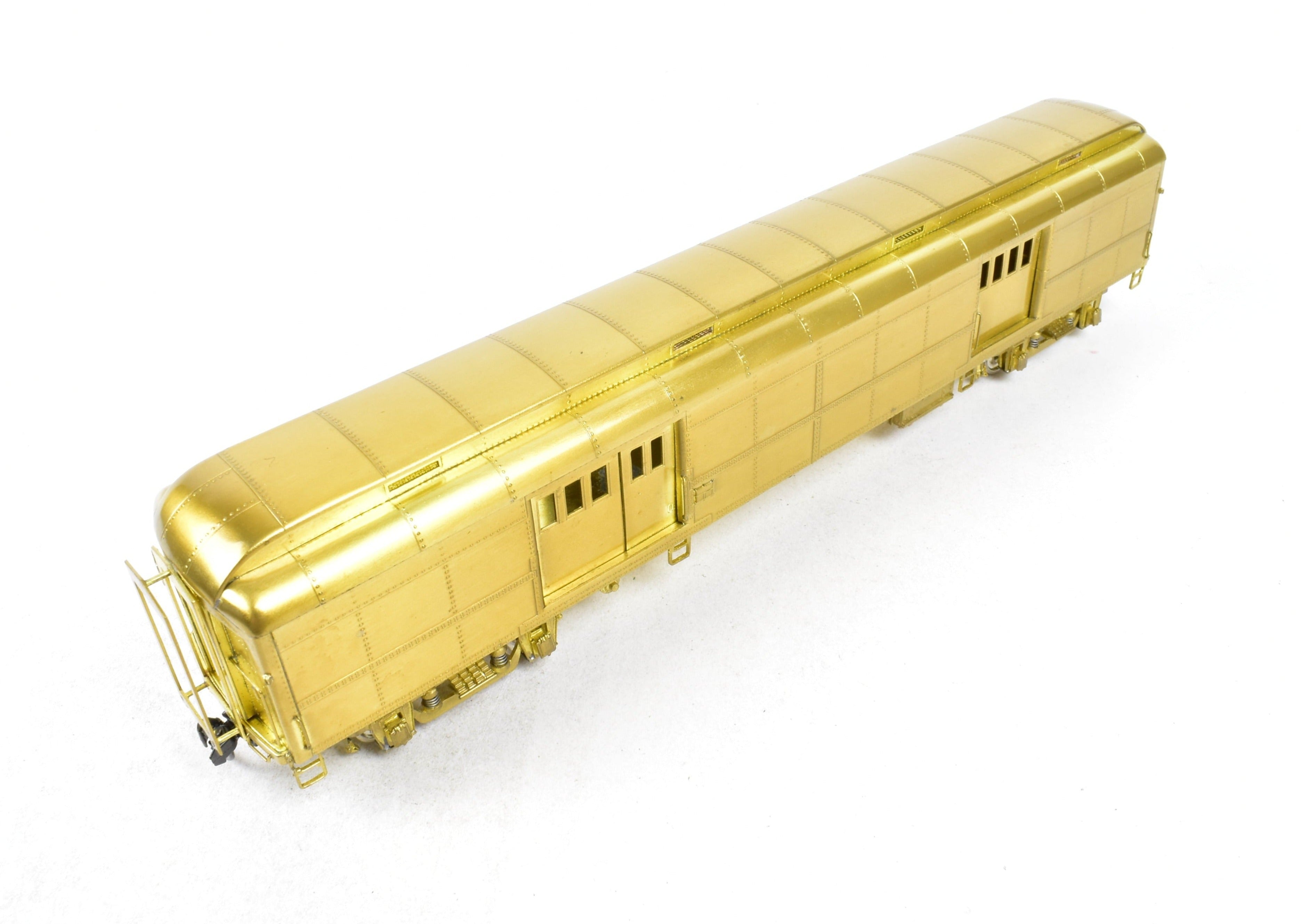 HO Scale Brass Precision 60-Foot Double Door Baggage Car by NYC