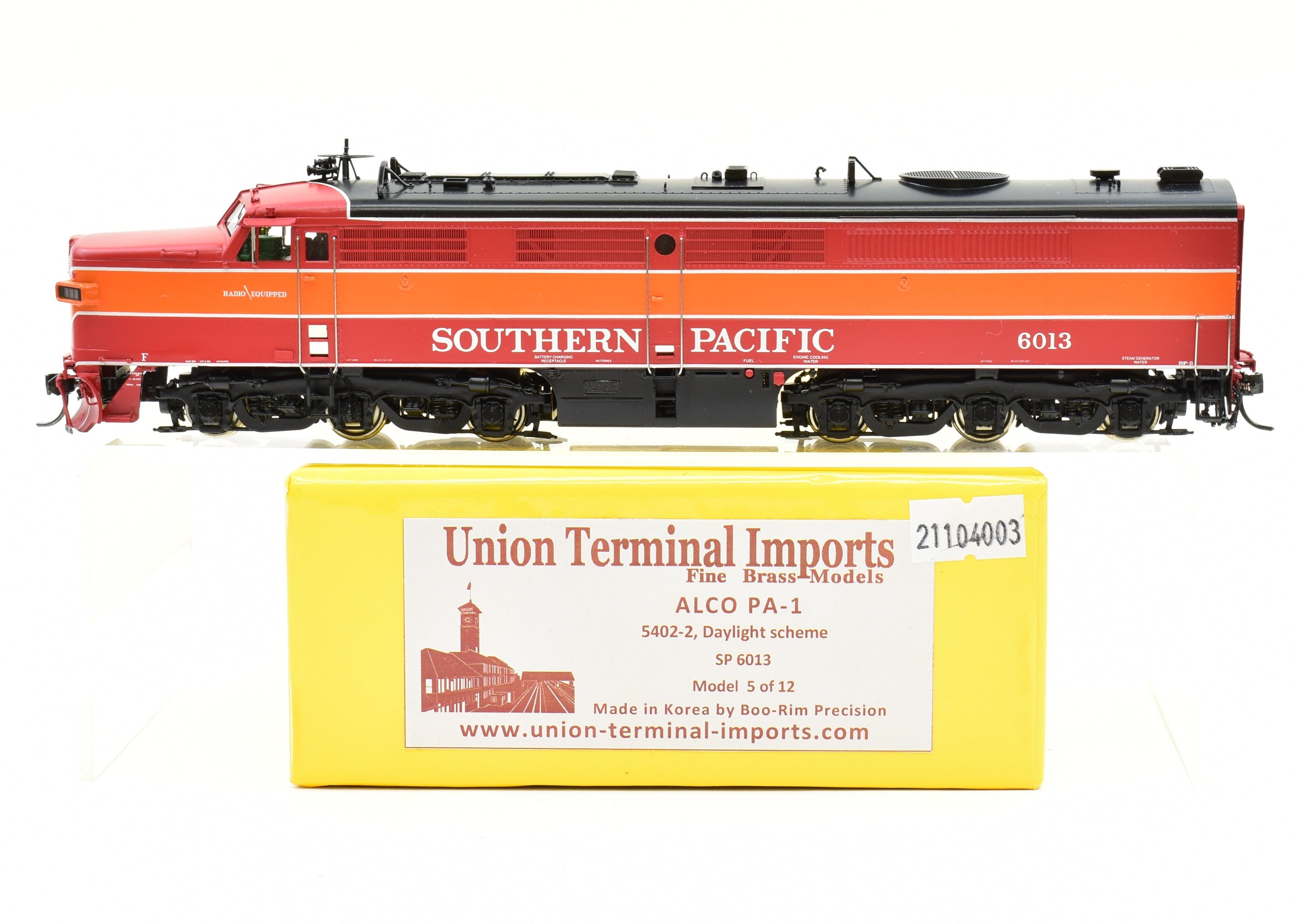 HO Scale Brass Alco PA-1 Daylight Scheme #6013 by UTI with DCC and Sound