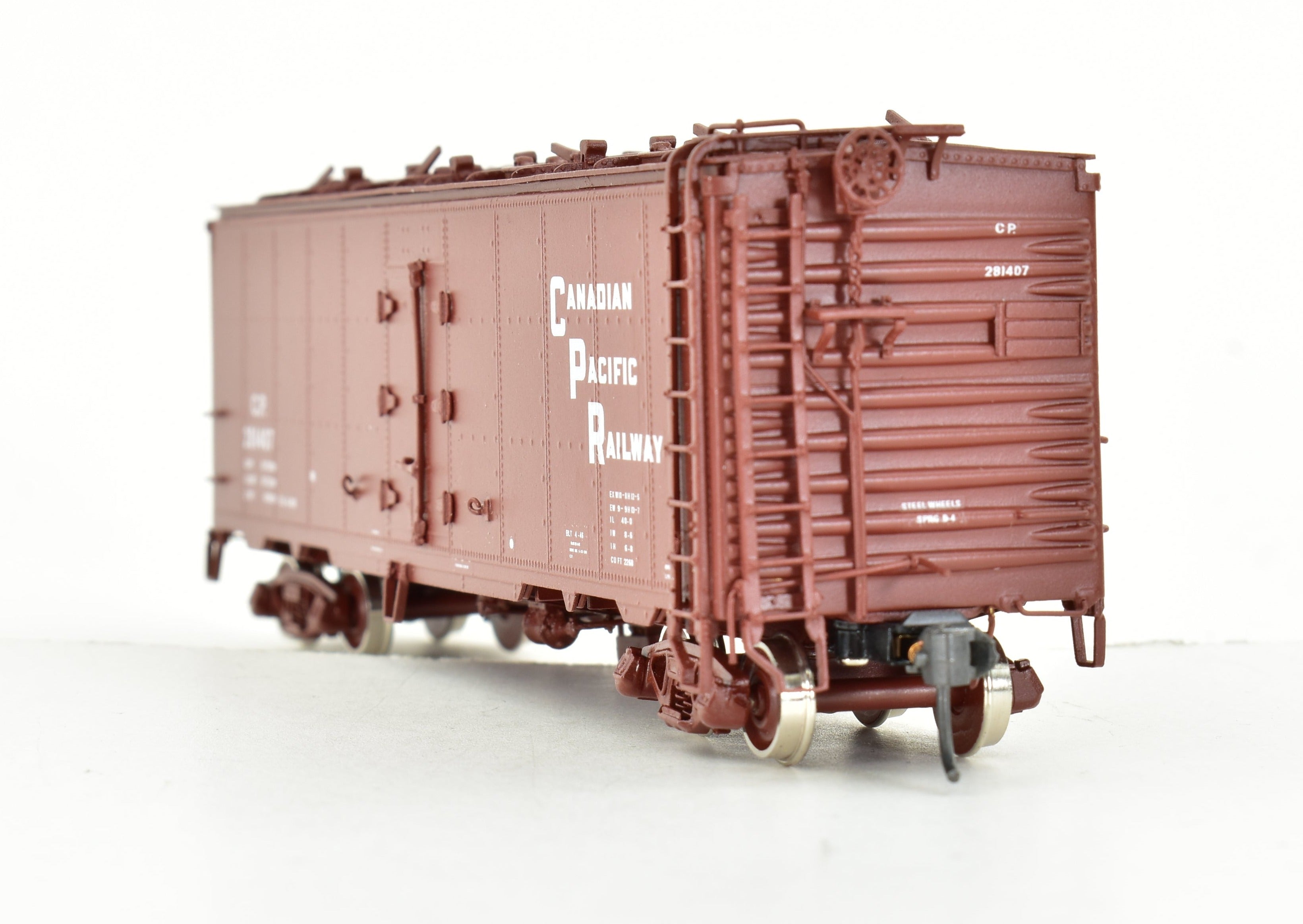 1986 HO Brass PFM - Van Hobbies Canadian Pacific 40 ft Ice Steel Reefer Model