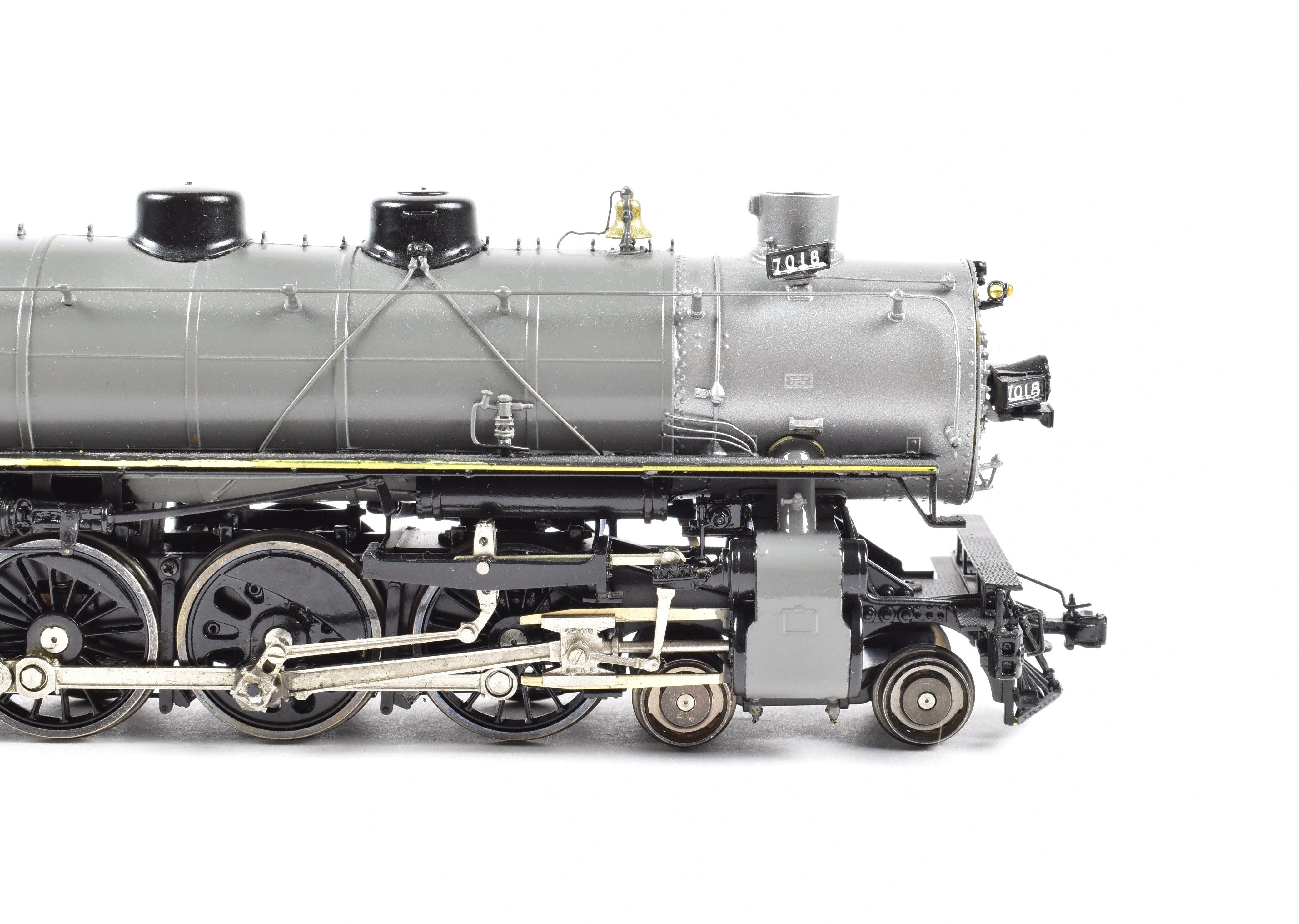 HO Scale Brass OMI UP 4-8-2 F/P TTG Model #7018 with Yellow Stripes
