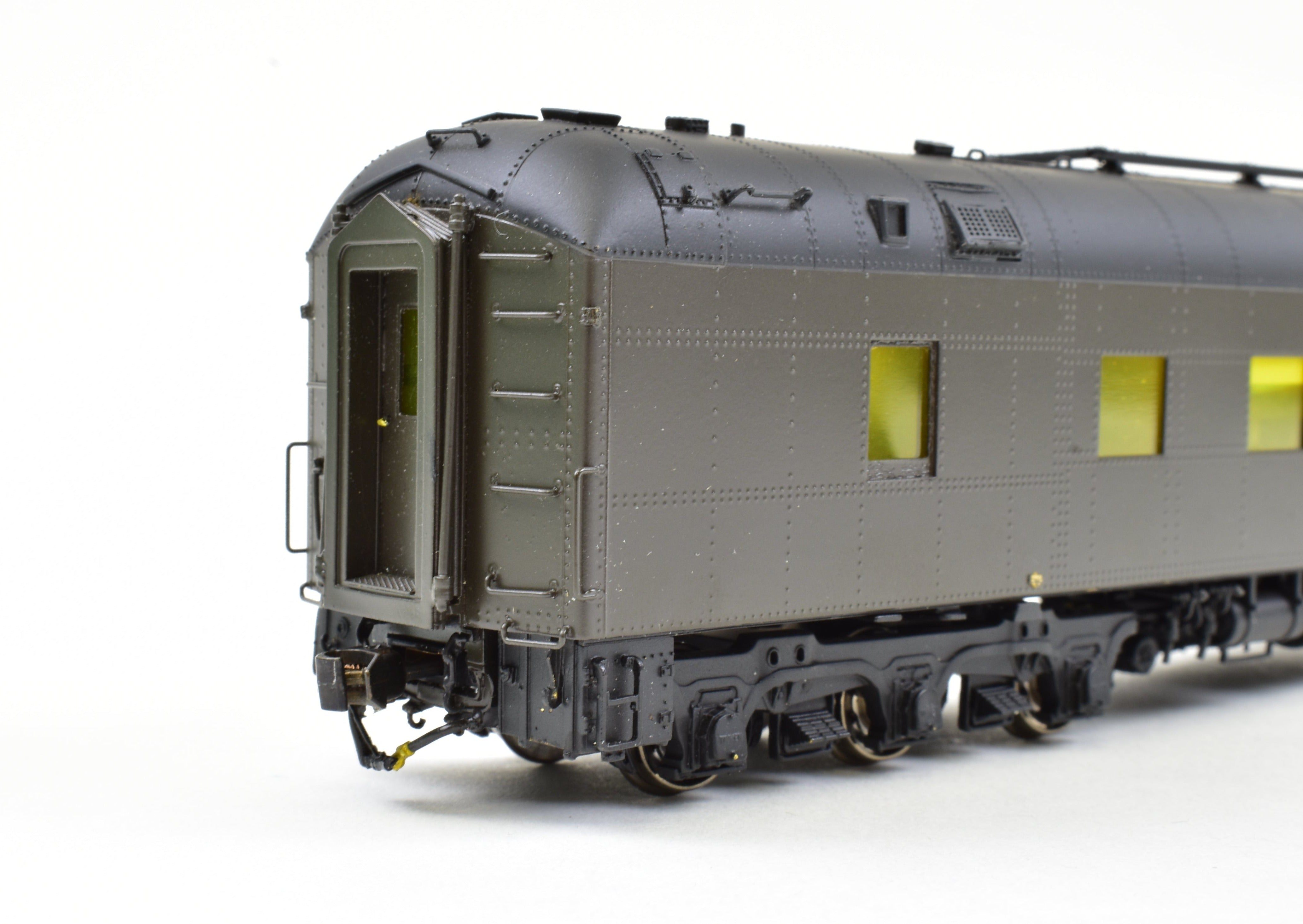 HO Scale Brass Model Pullman USN - 1 Ferdinand Magellan Presidential Car from Overland Models, Inc. Featuring Added Details for Reagan - Era Representation