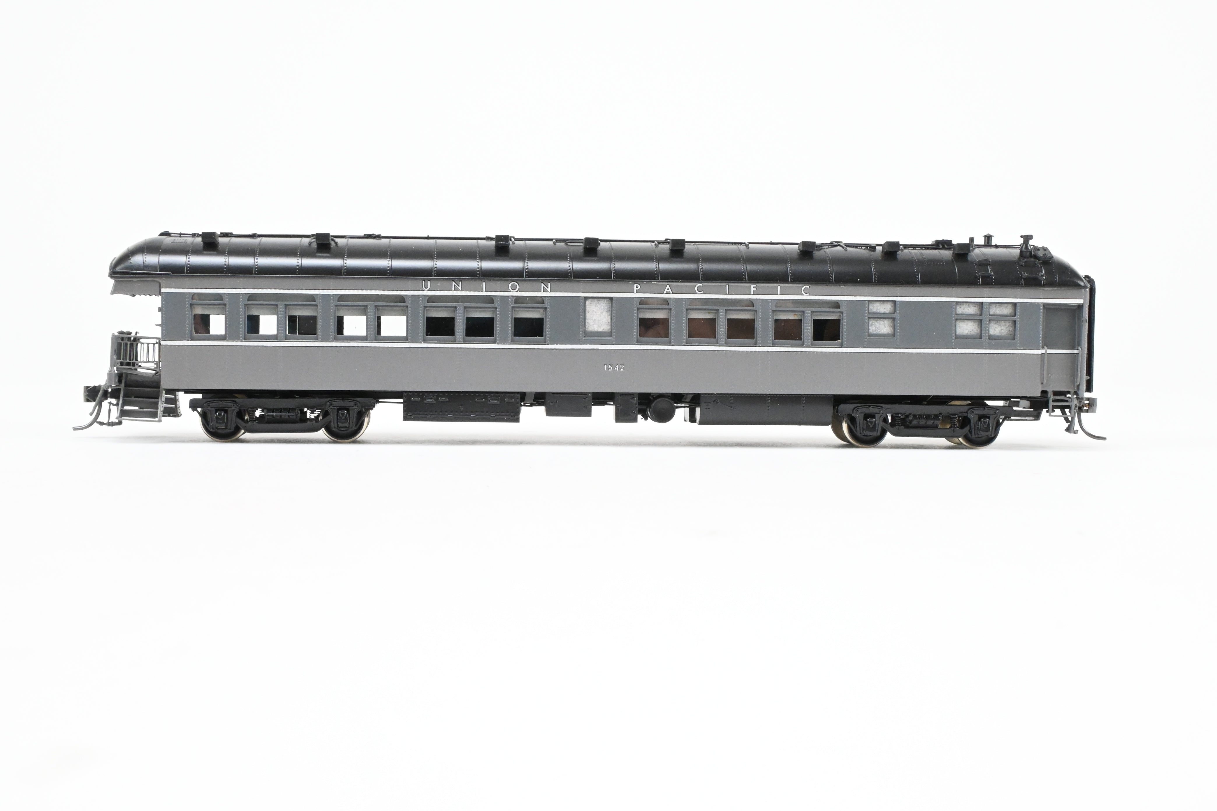 HO Scale Brass Precision Scale Co. Union Pacific Harriman Common Standard Class 60 - O - 1 Observation and Business Car Professionally Painted with Number 1542