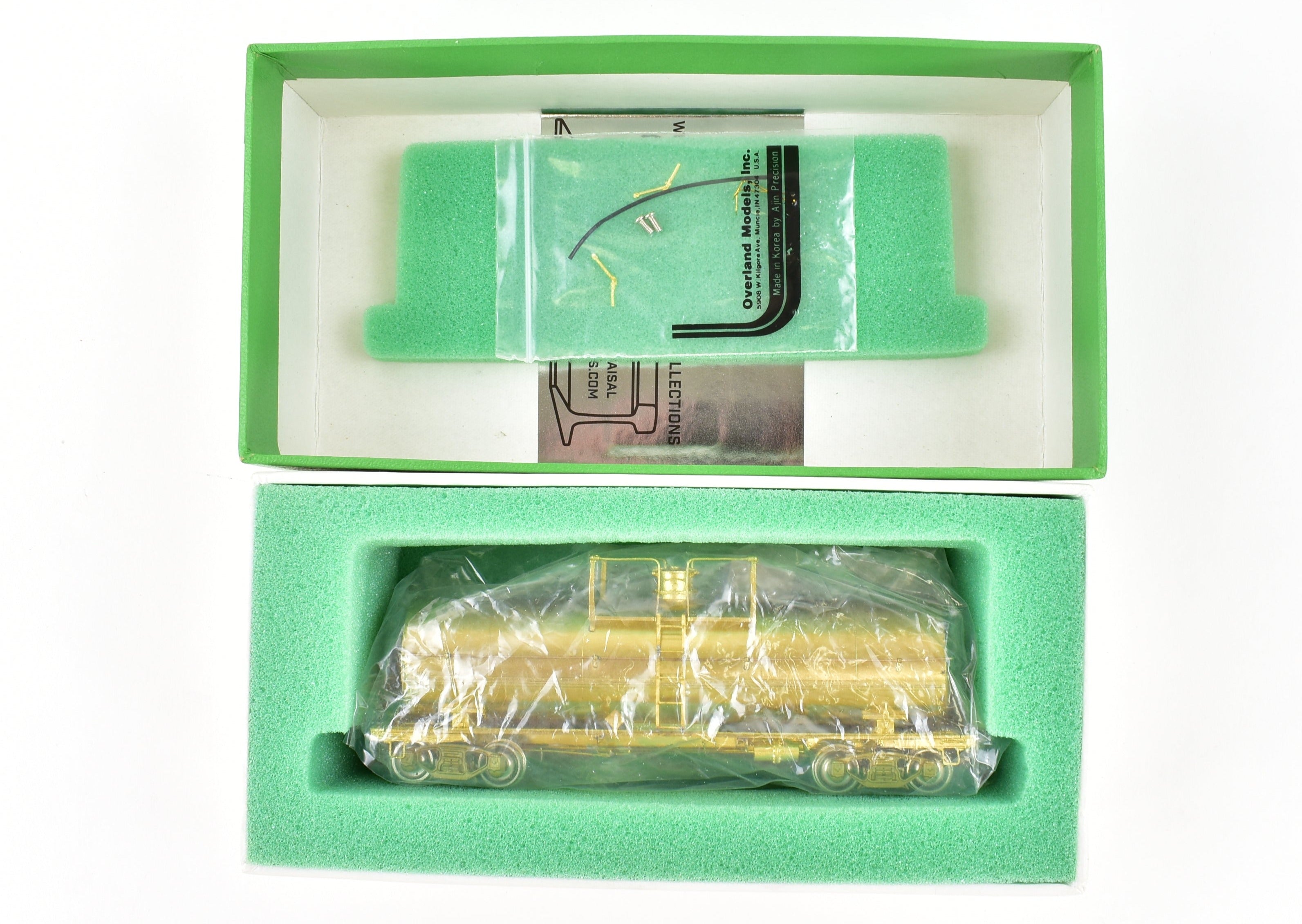 HO Scale Brass ACF Single Dome 8,000 Gallon Tank Car by Overland Models, Inc. (OMI) for Various Railroads