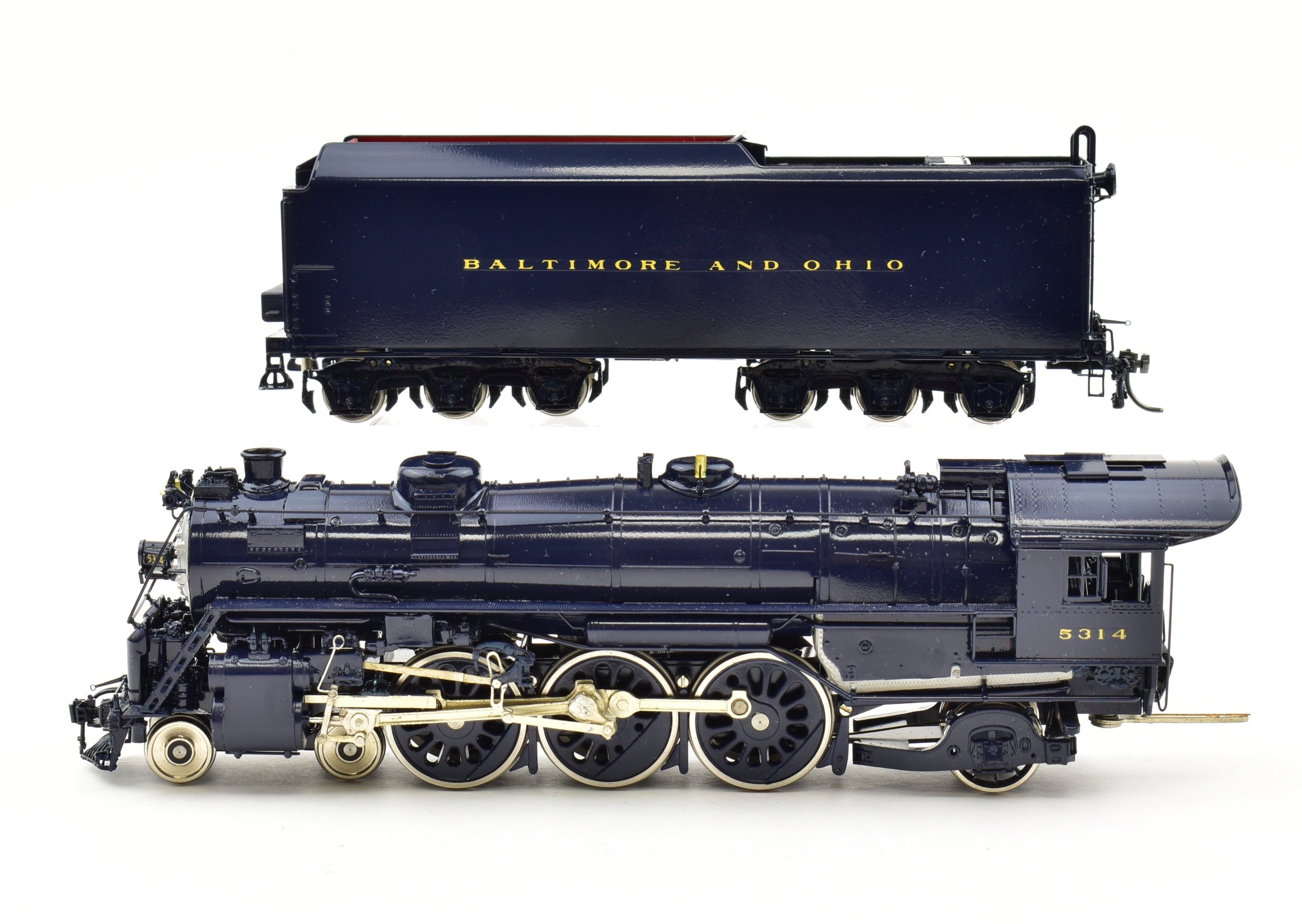 HO Scale Brass Key Imports B&O P-7e 4-6-2 Pacific #5314 Custom Series 47 FP Model