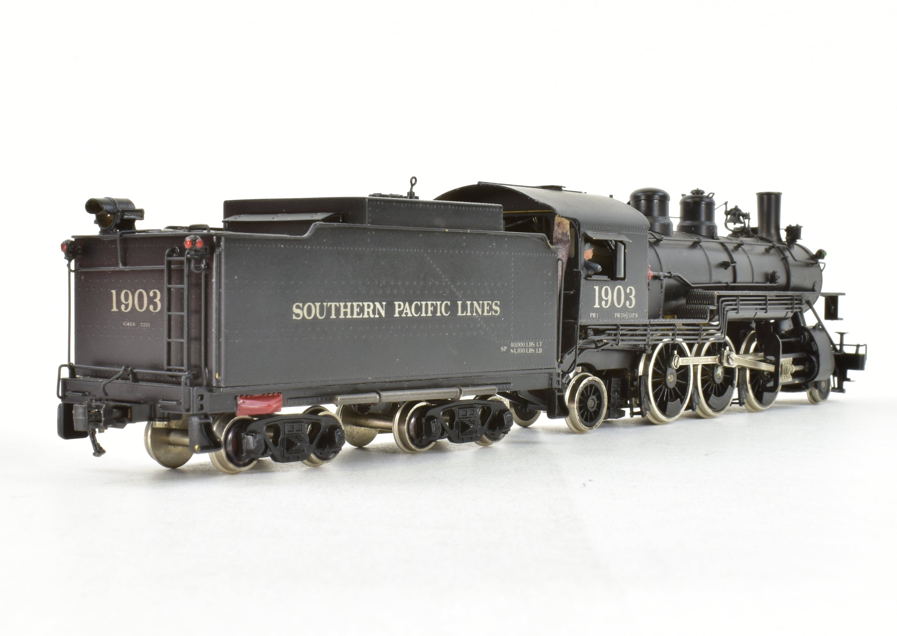 HO Scale Brass Model Train by Westside Model Co. - Southern Pacific Class PR - 1 2 - 6 - 2 Prairie Locomotive with Custom Painting