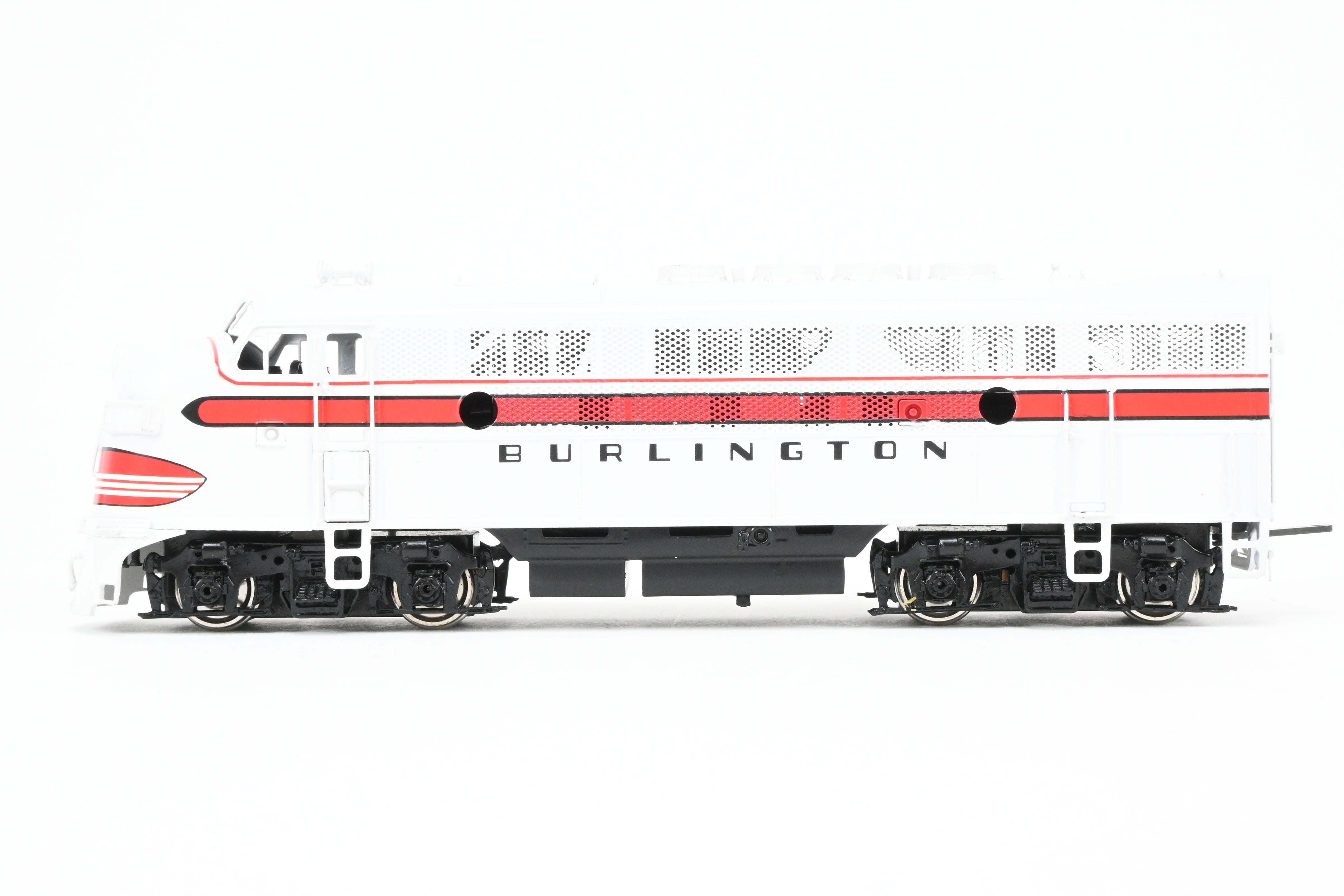 HO Scale Brass Model Train - Oriental Limited CB&Q – Burlington Route EMD F3A PH II with 1500 HP for Freight Operations