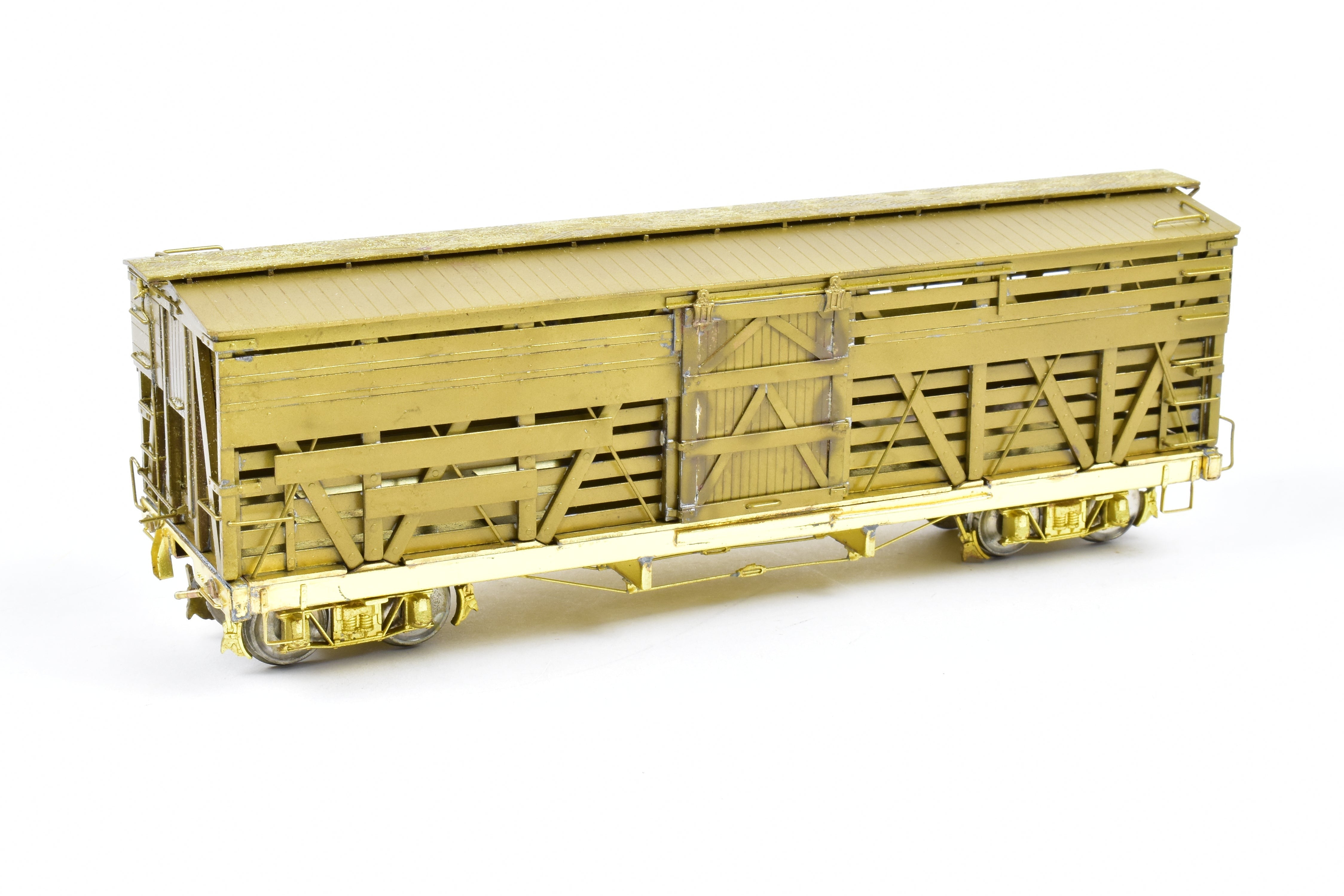 On3 Scale Brass Empire Midland Model of Denver & Rio Grande Western 30-Foot Stock Car