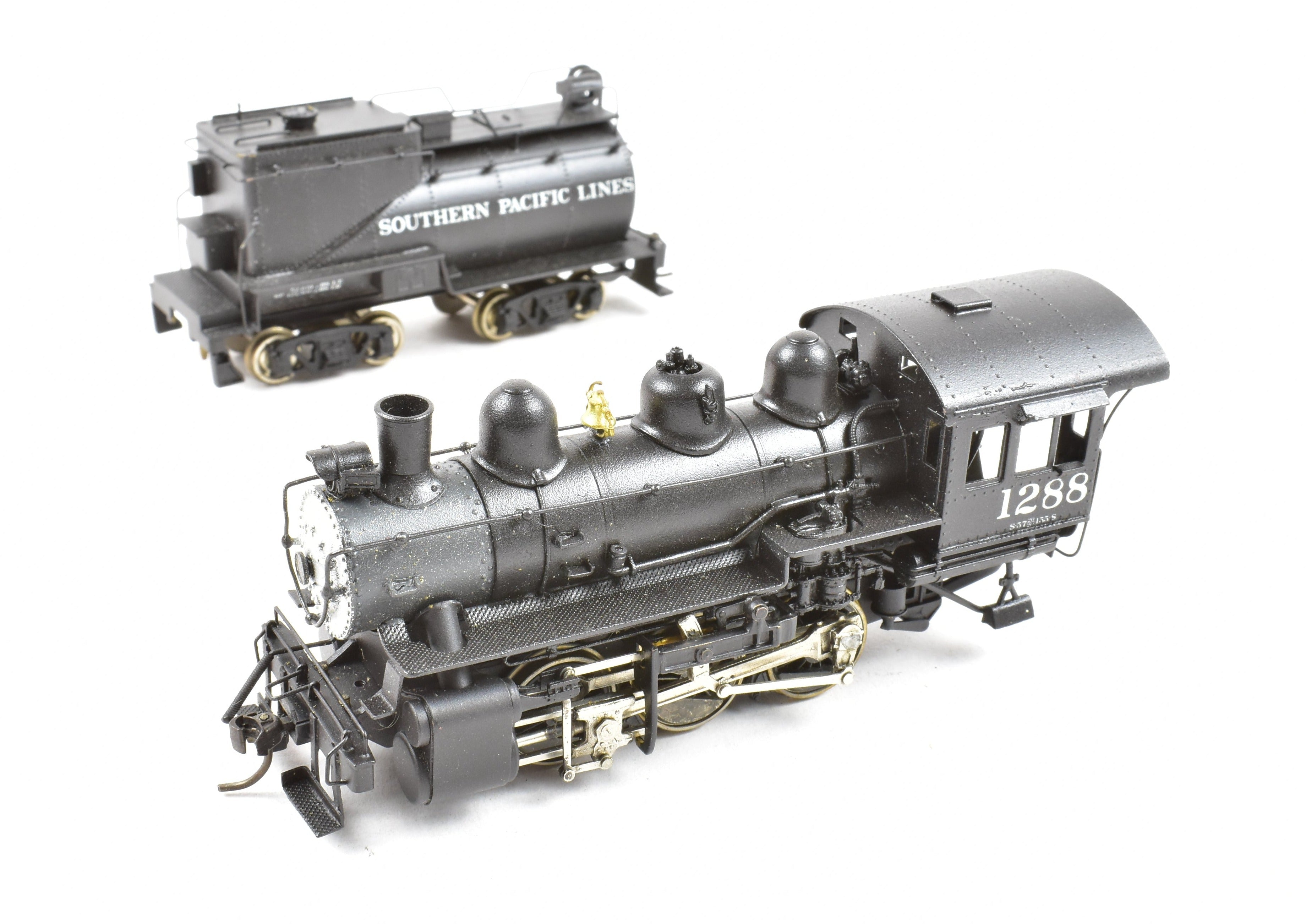 HO Scale Brass Balboa Model of Southern Pacific S - 12 0 - 6 - 0 Switcher with Custom Painted Finish