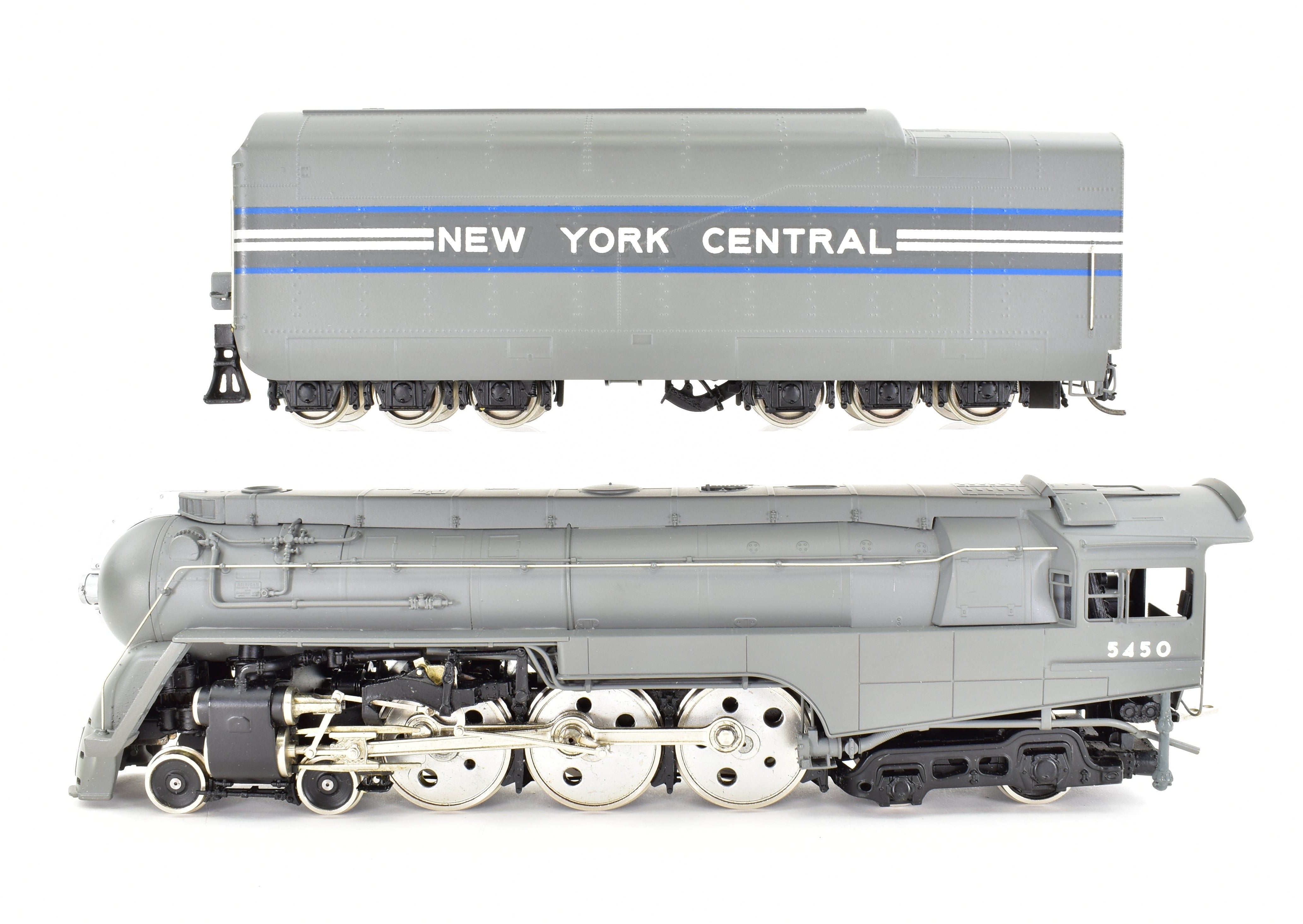 High - Quality HO Scale Brass Model Train Imported from NYC - New York Central J - 3A 4 - 6 - 4 Streamlined Hudson 20th Century Ltd FP No. 5450