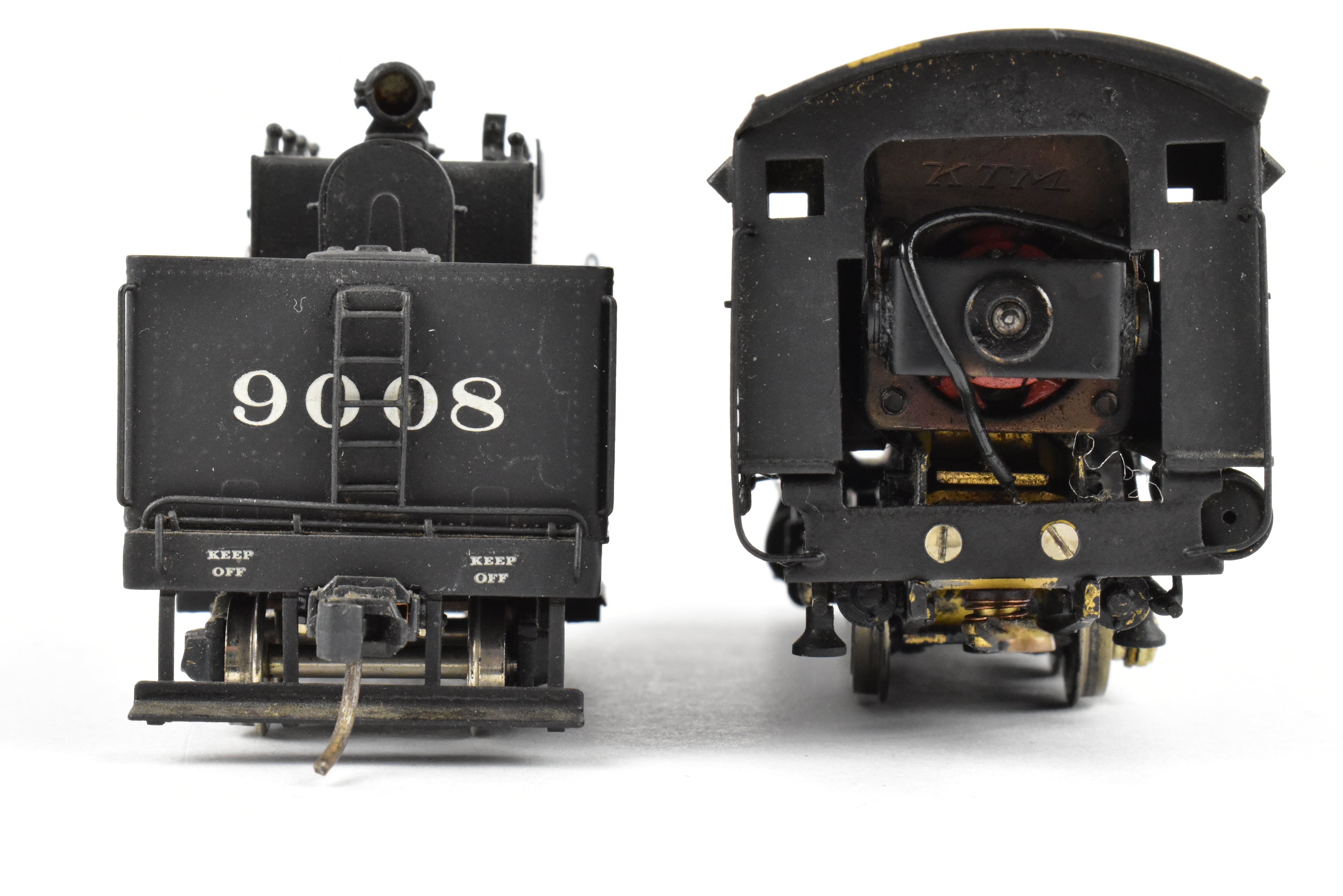 HO Scale Brass Balboa ATSF Santa Fe 9000 Class 0-6-0 Switcher #9008 Custom Painted