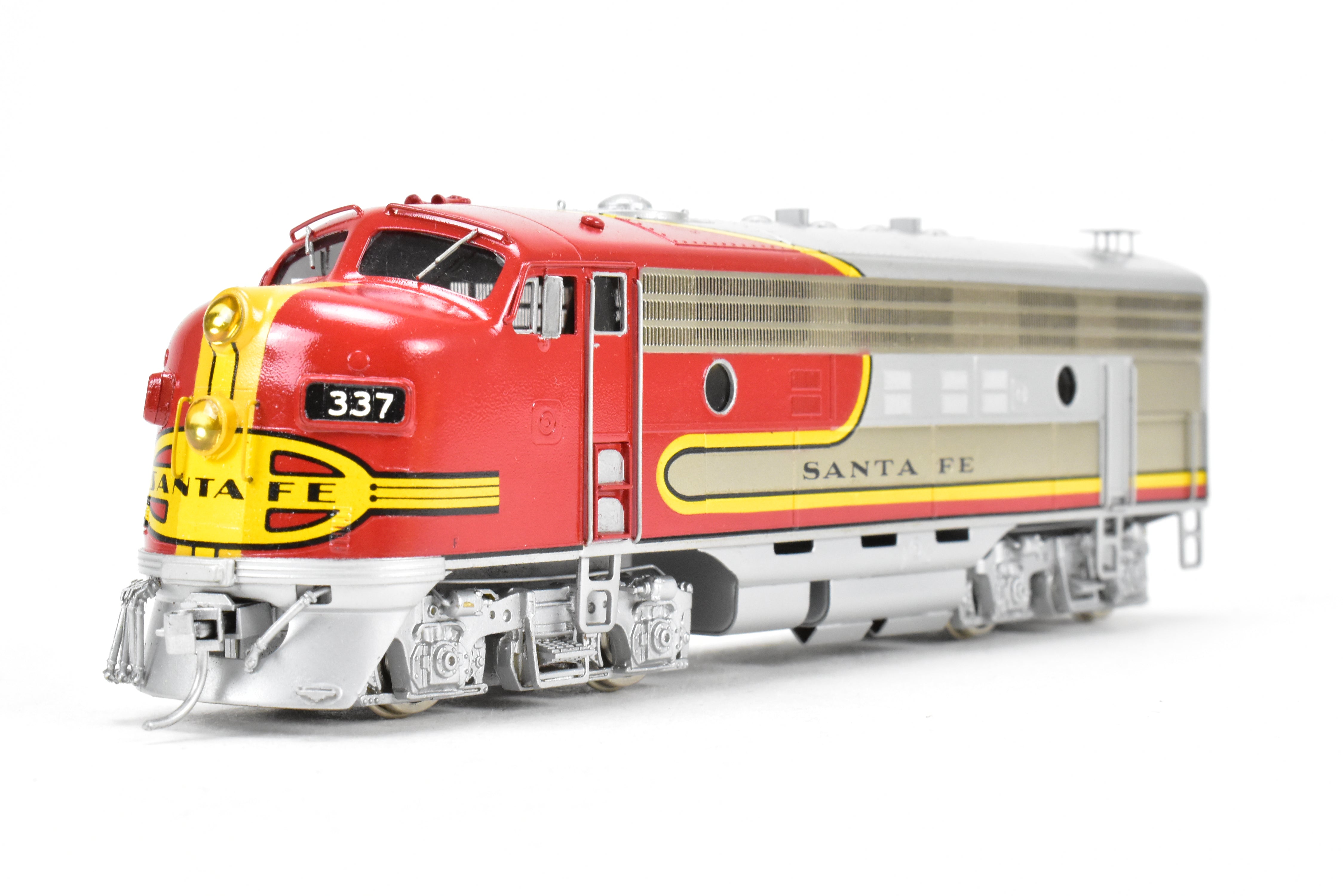 HO Brass Oriental Limited ATSF Santa Fe EMD F3A 1500 HP Phase IV Warbonnet #337 Pro-Painted