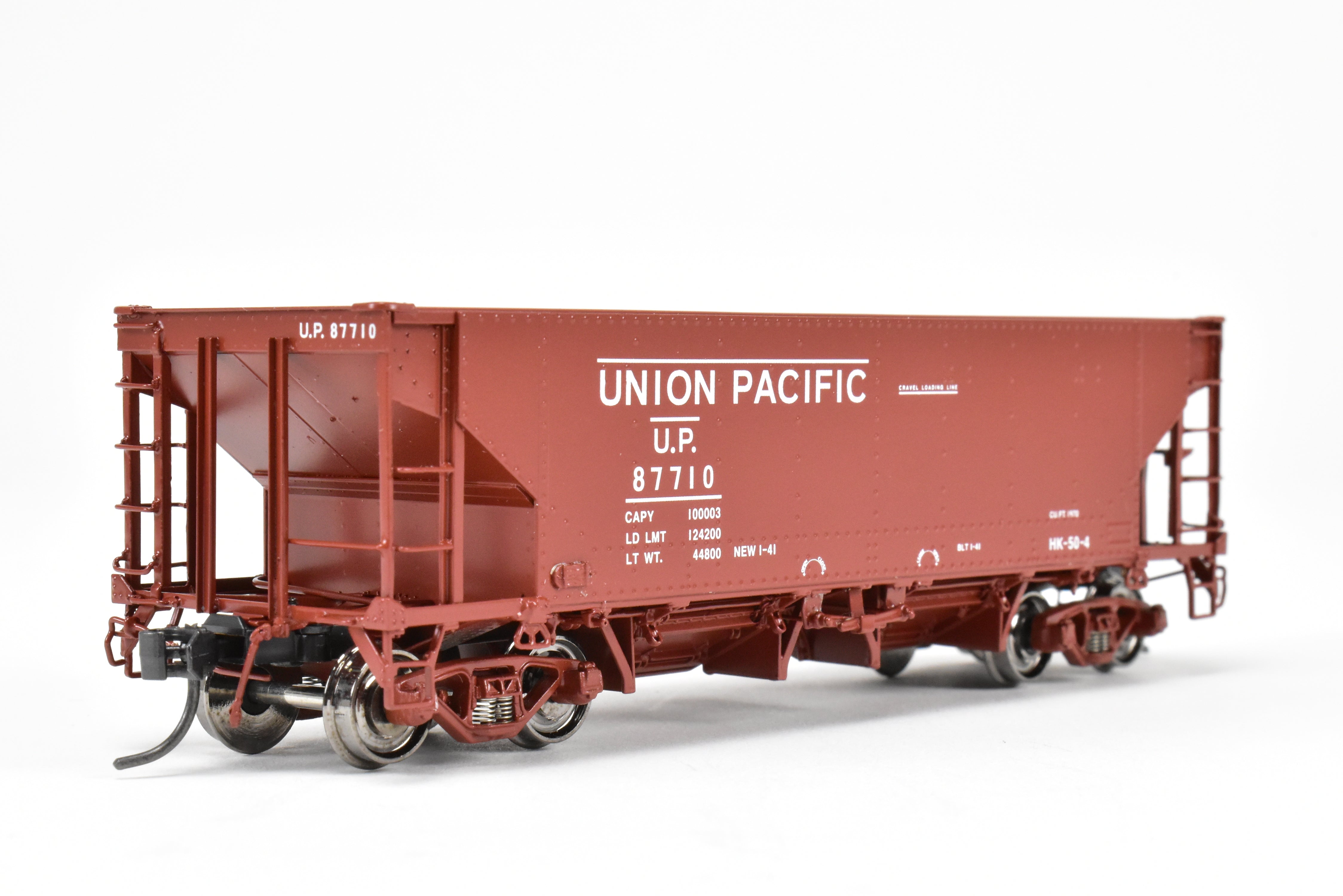 HO Scale Brass CIL - Challenger Imports Union Pacific Class HK - 50 - 4 ACF Hart Selective Ballast Car Model FP #87710 for Model Railroading Enthusiasts