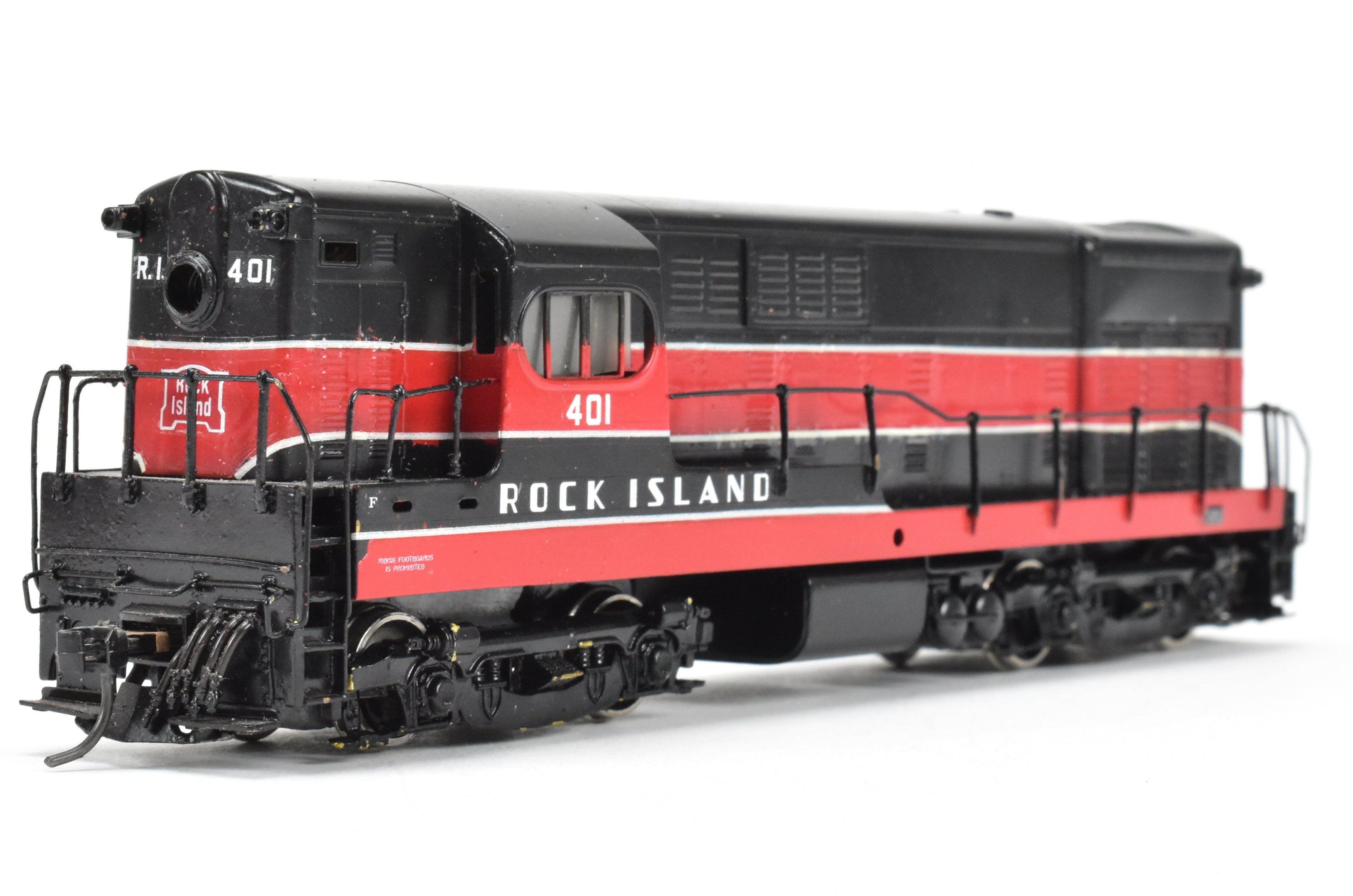 HO Brass Key Imports CRI&P - Rock Island H-16-44 Loewy Design CP 401 with New NWSL Gears