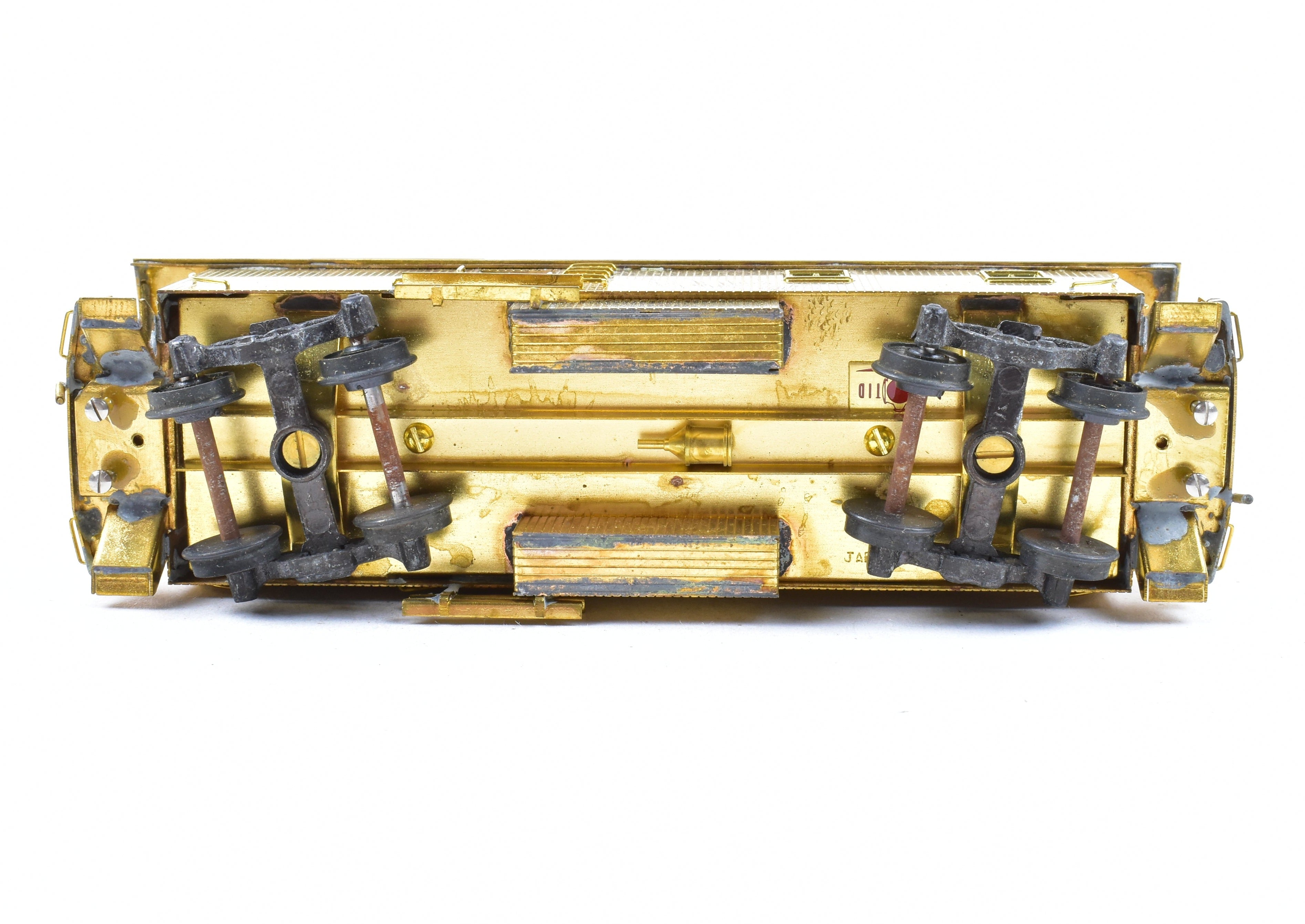 HO Scale Brass Model Trains by Trains Inc. - AT&SF Santa Fe Side-Door Caboose for Railroad Layouts