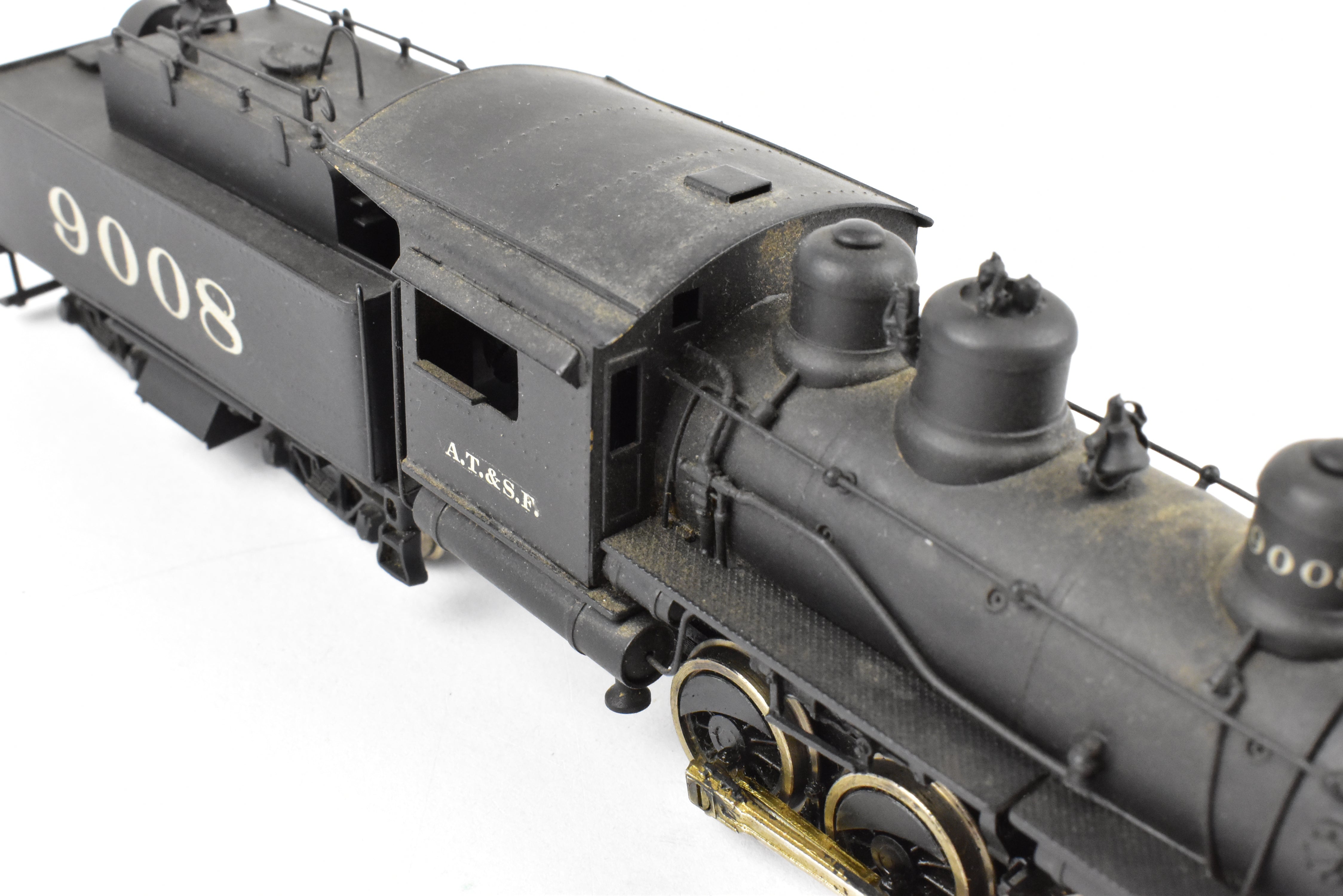 HO Scale Brass Balboa ATSF Santa Fe 9000 Class 0-6-0 Switcher #9008 Custom Painted