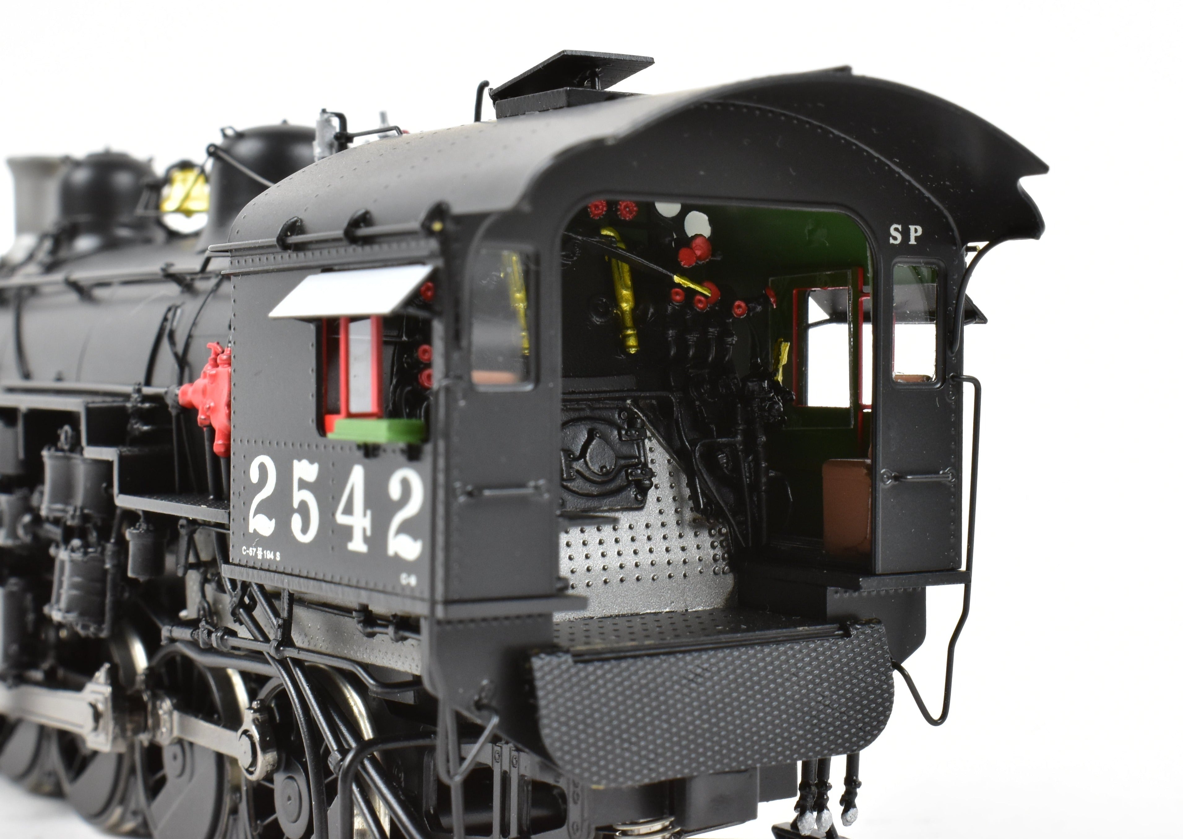 HO Scale Brass Steam Locomotive - Challenger Imports SP - Southern Pacific Class C - 9 2 - 8 - 0 Front Pilot Engine #2542